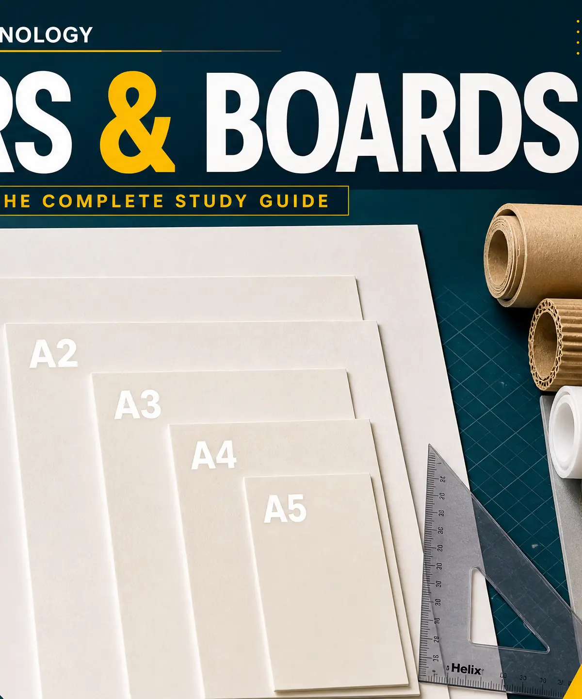 Header image for Papers and Boards: Stock forms, types and sizes