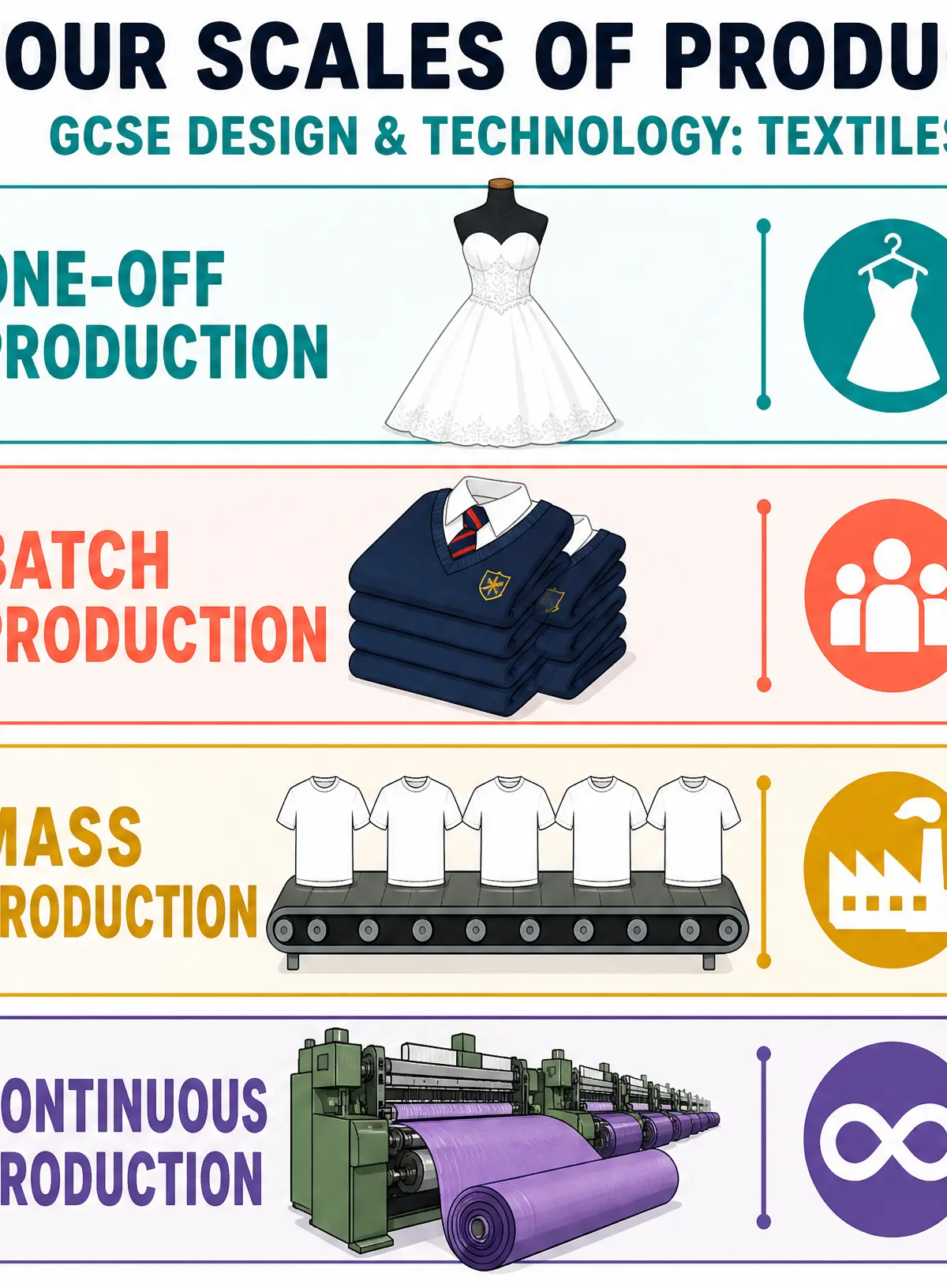 The Four Scales of Production