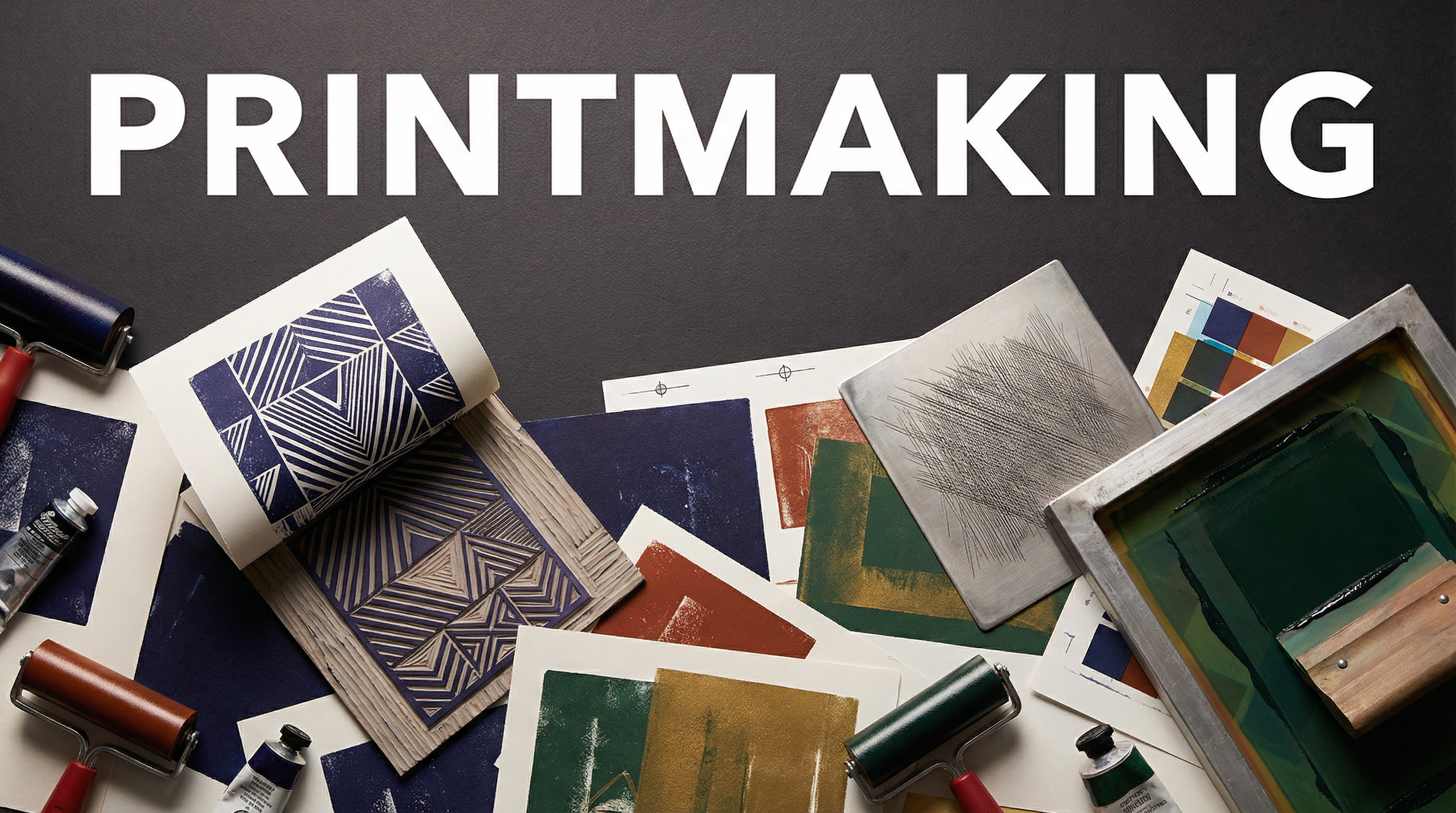 Header image for the GCSE Printmaking study guide.