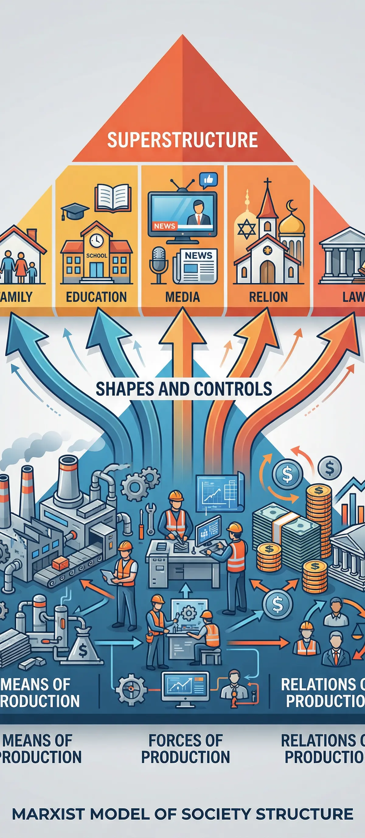 The Marxist Base-Superstructure Model
