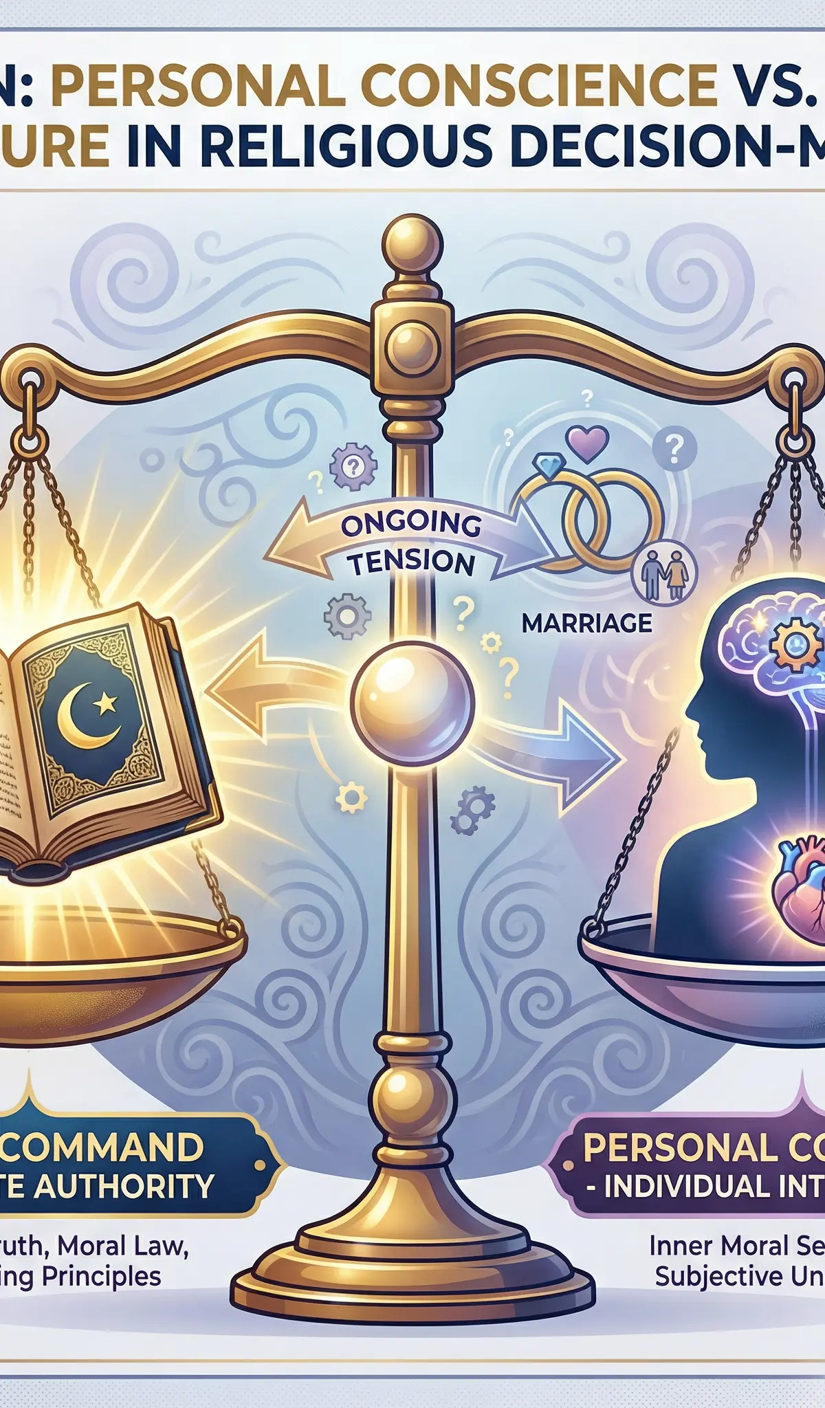 The balance and tension between Divine Command and Personal Conscience.