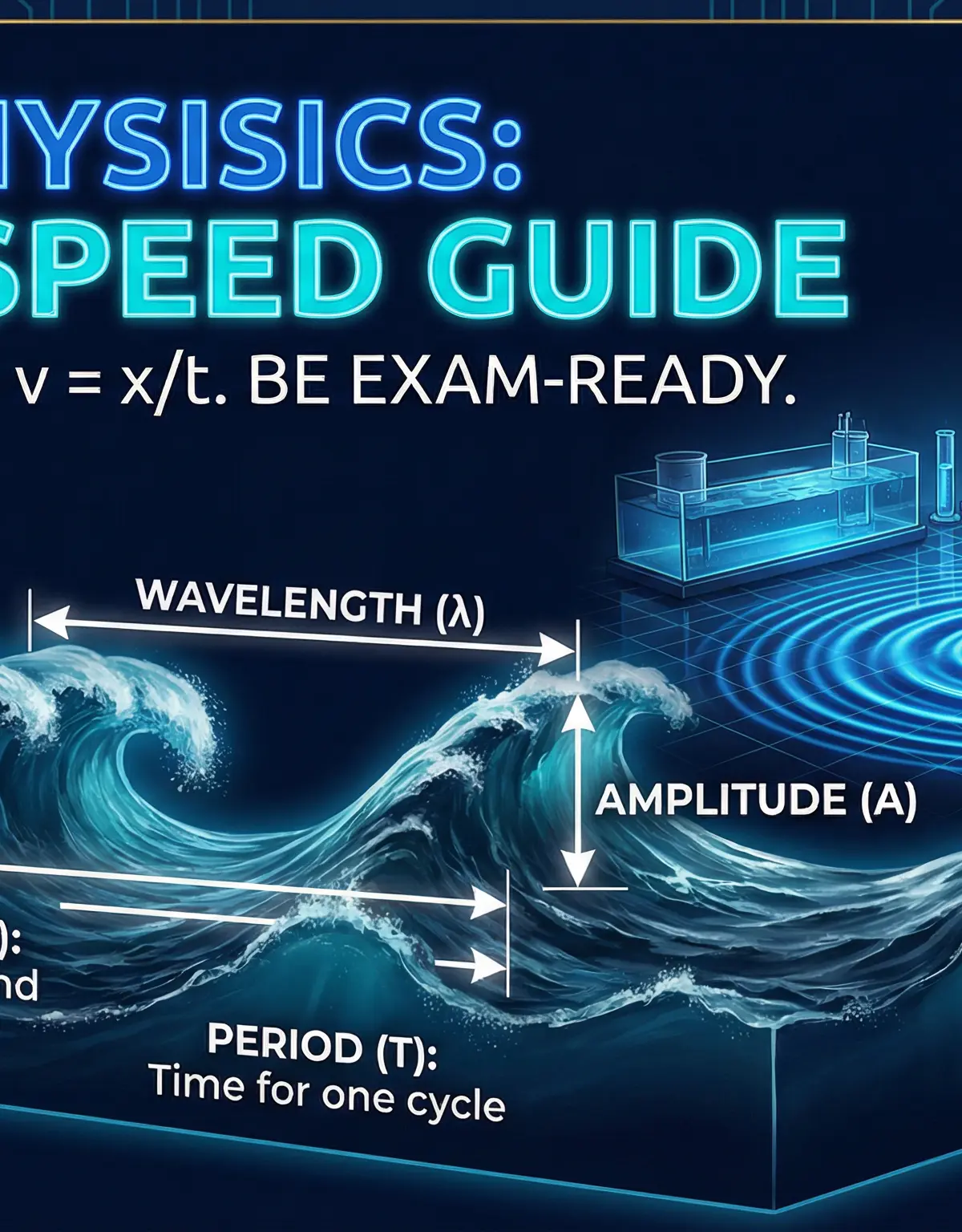 An illustrative overview of the key concepts in Wave Speed.