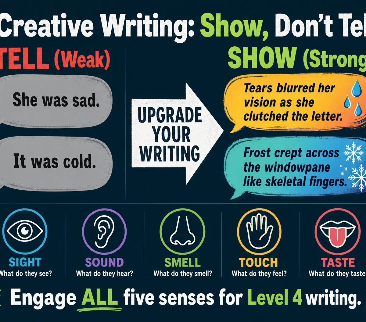 Creative Writing: Show, Don't Tell