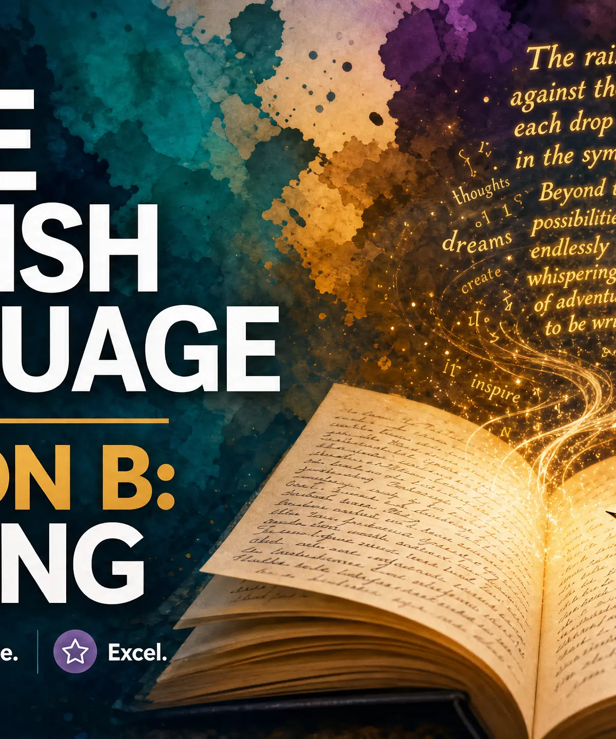 Header image for Section B (30%) – Writing