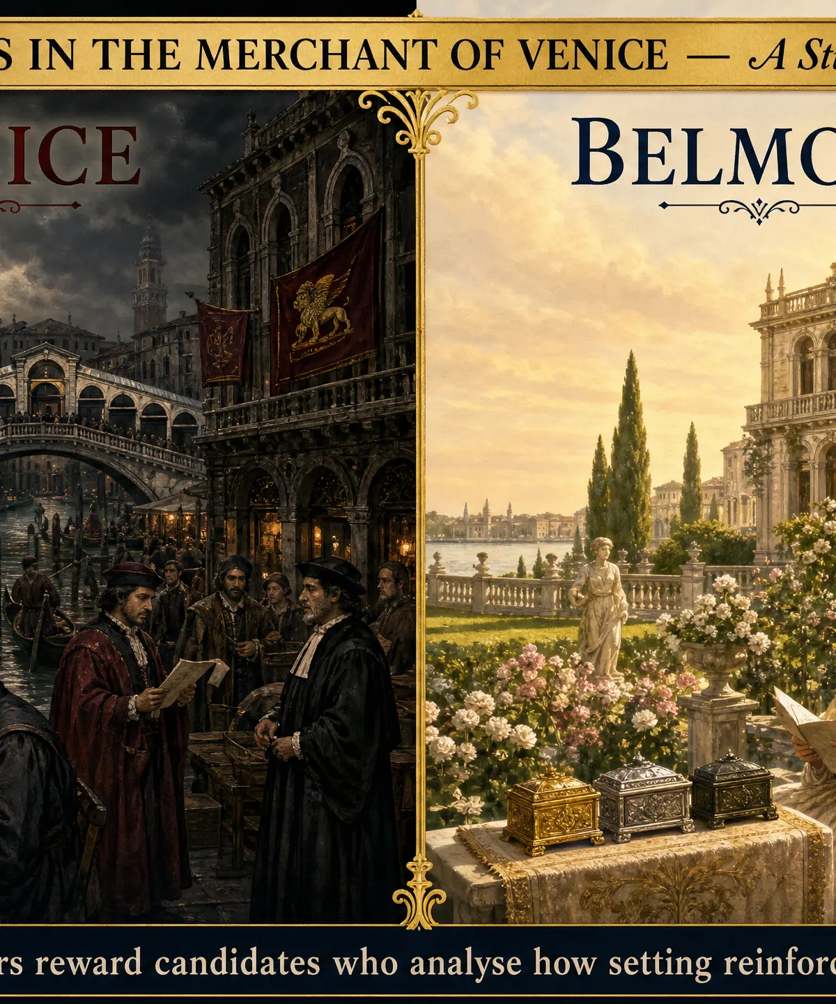 Settings in The Merchant of Venice