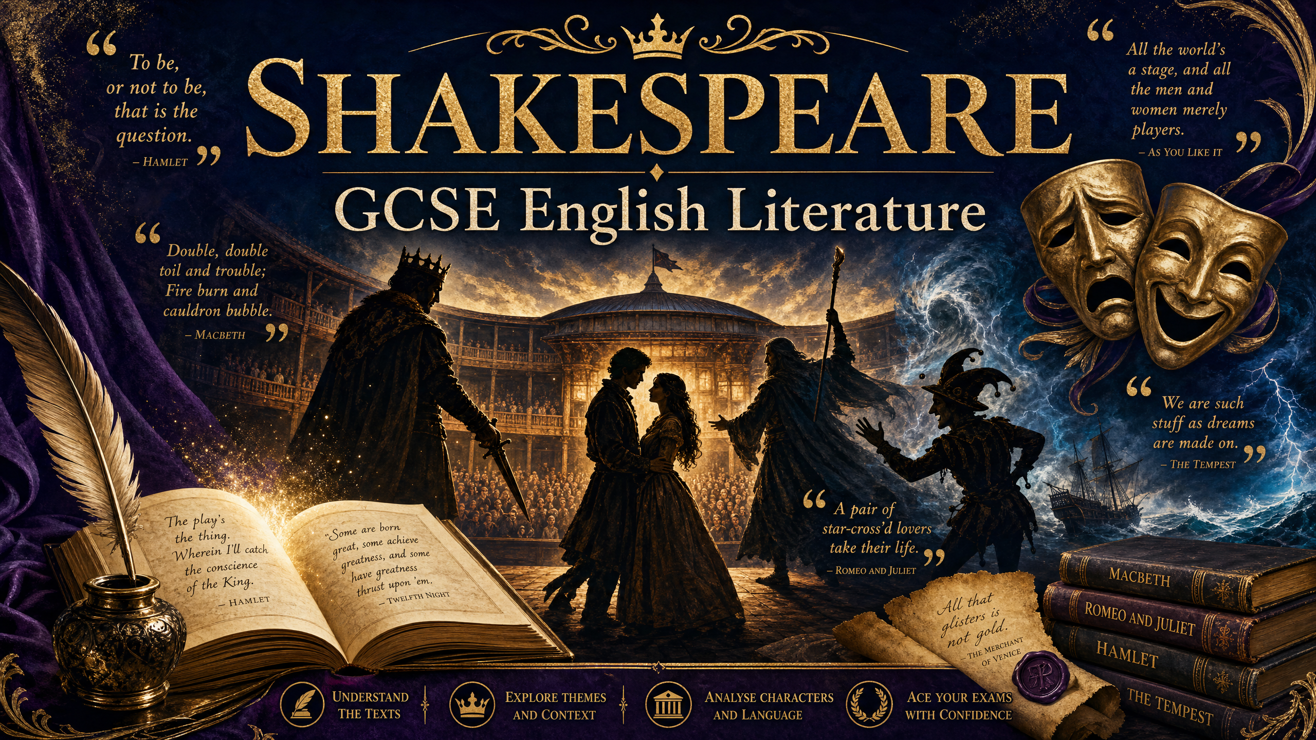 Header image for GCSE Shakespeare