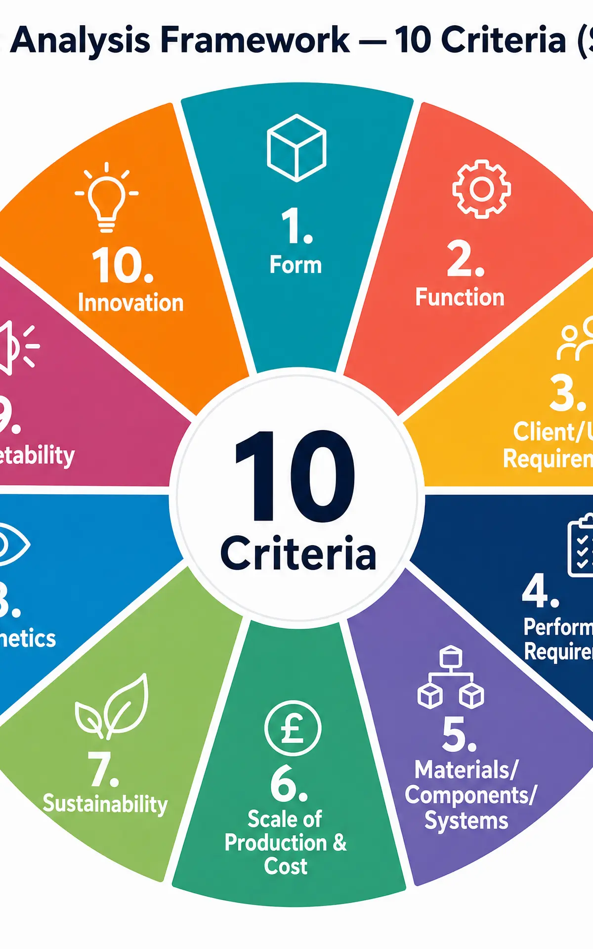The 10 Criteria for Product Analysis