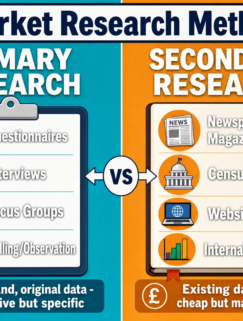 Primary vs Secondary Market Research