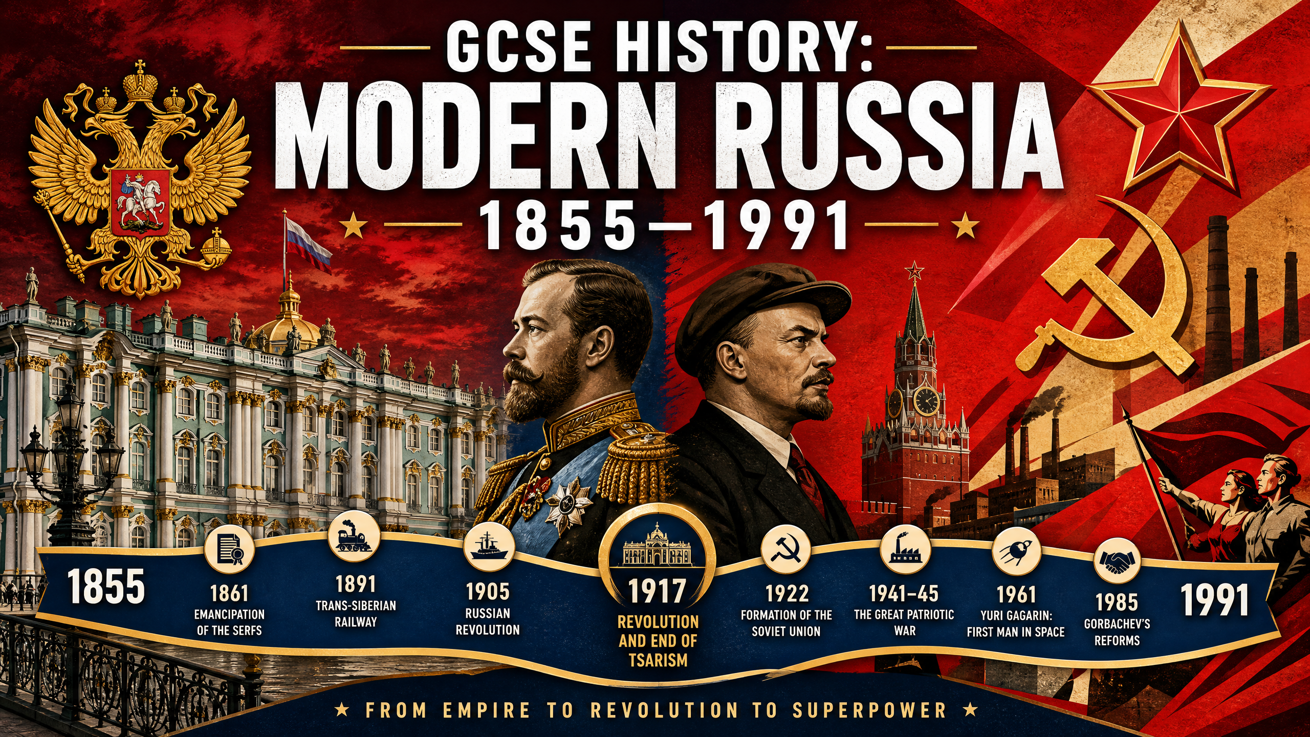 Header image for The Making of Modern Russia 1855-1991