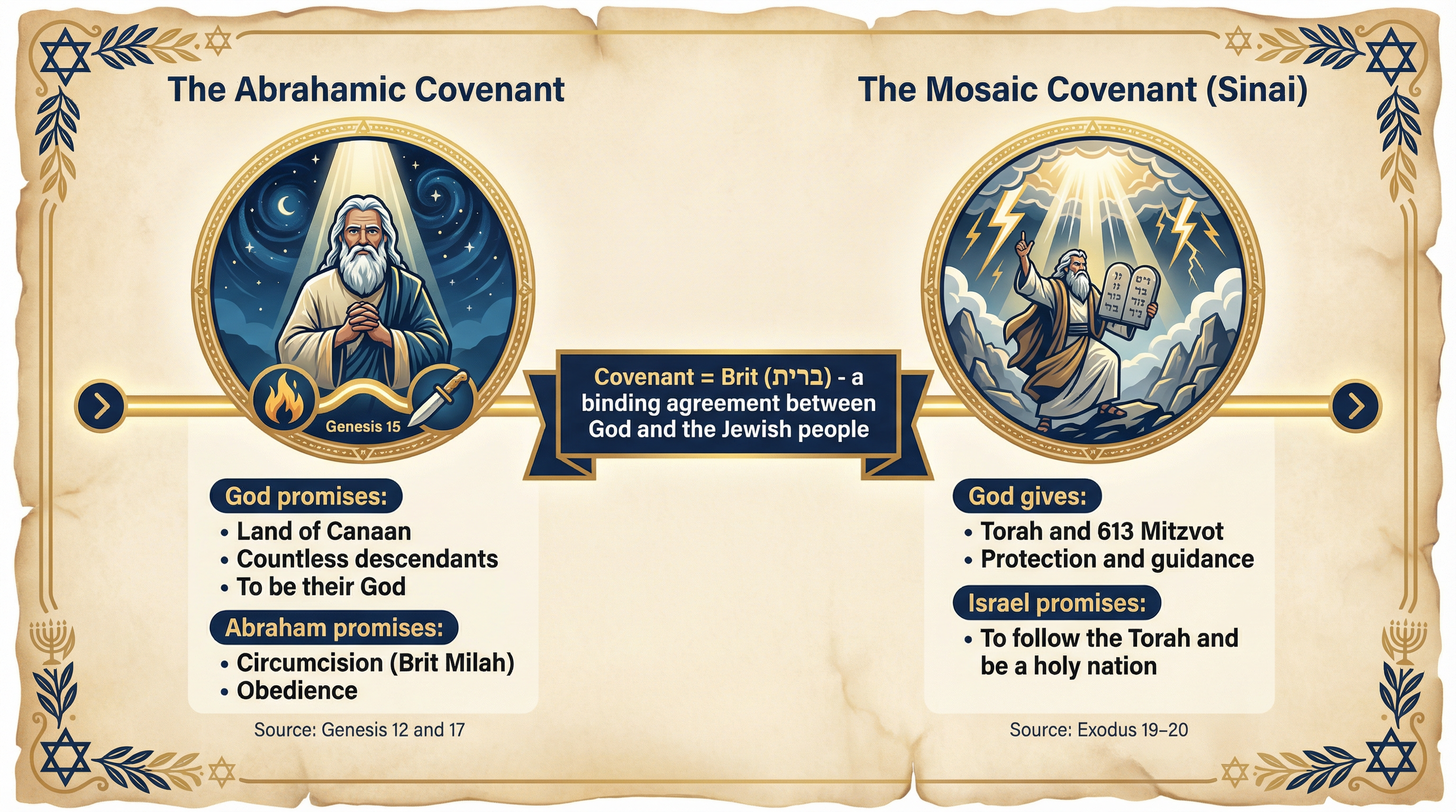 The Key Covenants: Abrahamic and Mosaic