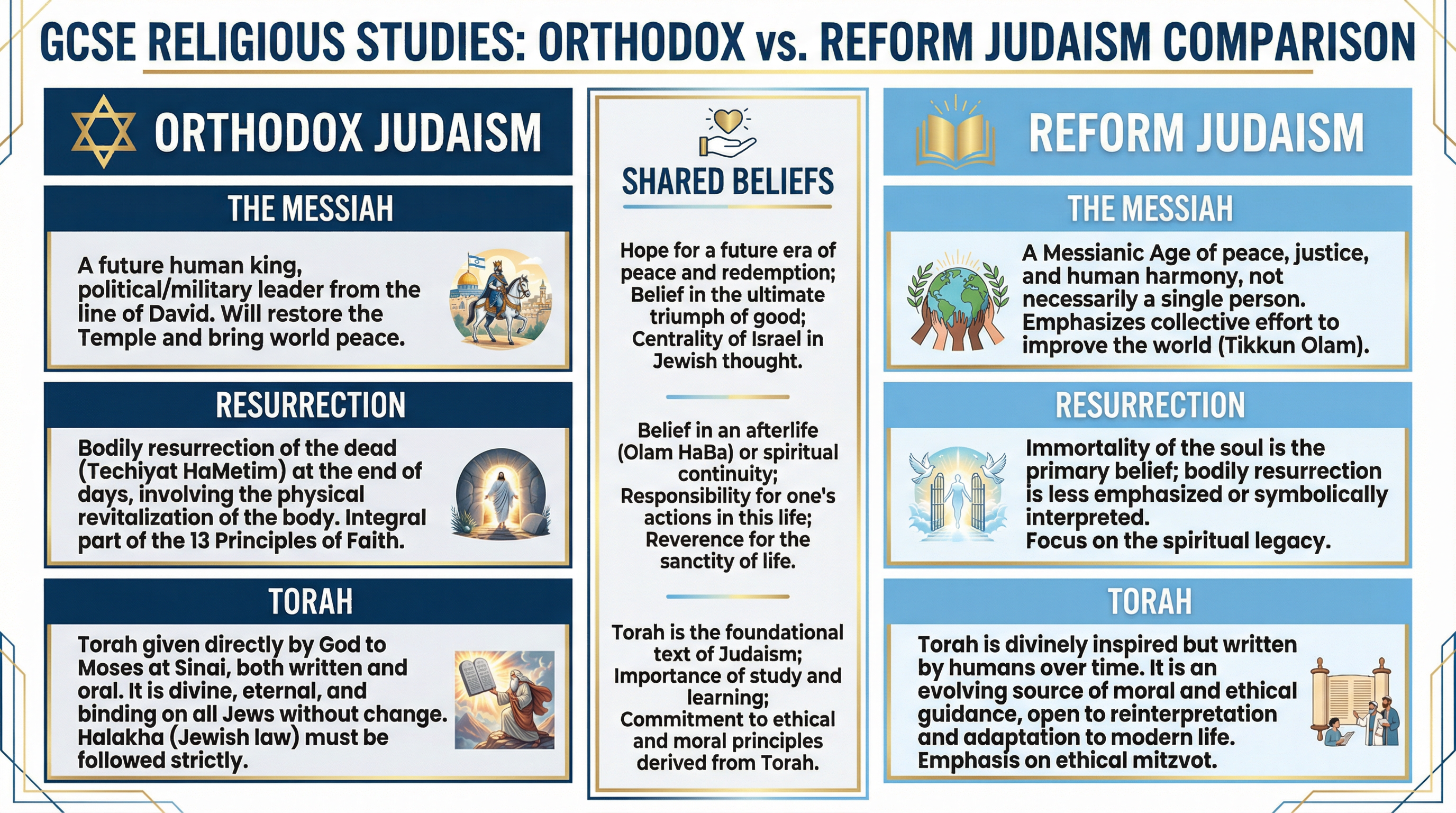 Orthodox vs. Reform Judaism: Key Differences