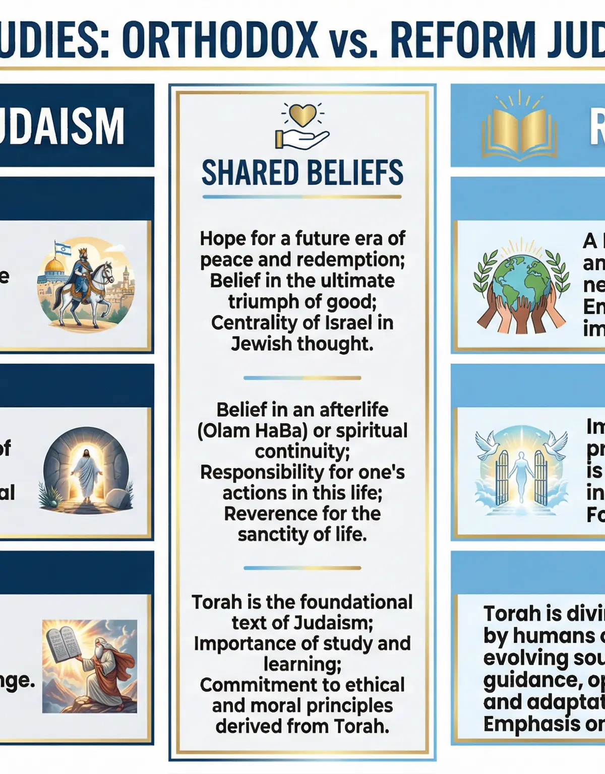 Orthodox vs. Reform Judaism: Key Differences