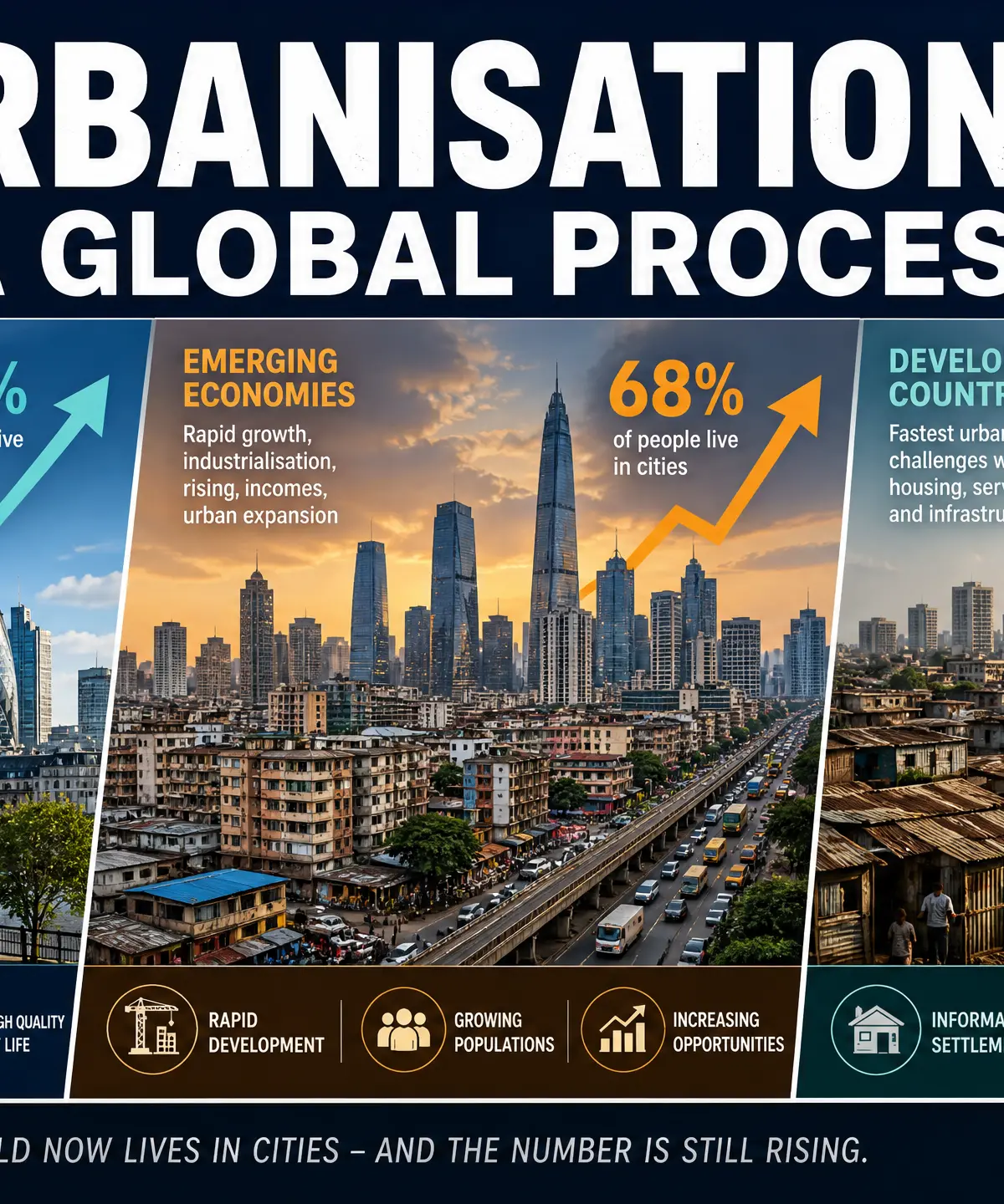 Urbanisation: A Global Process
