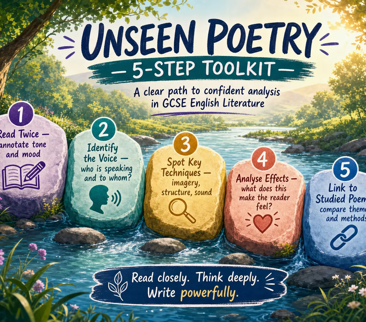 5-Step Toolkit for Unseen Poetry