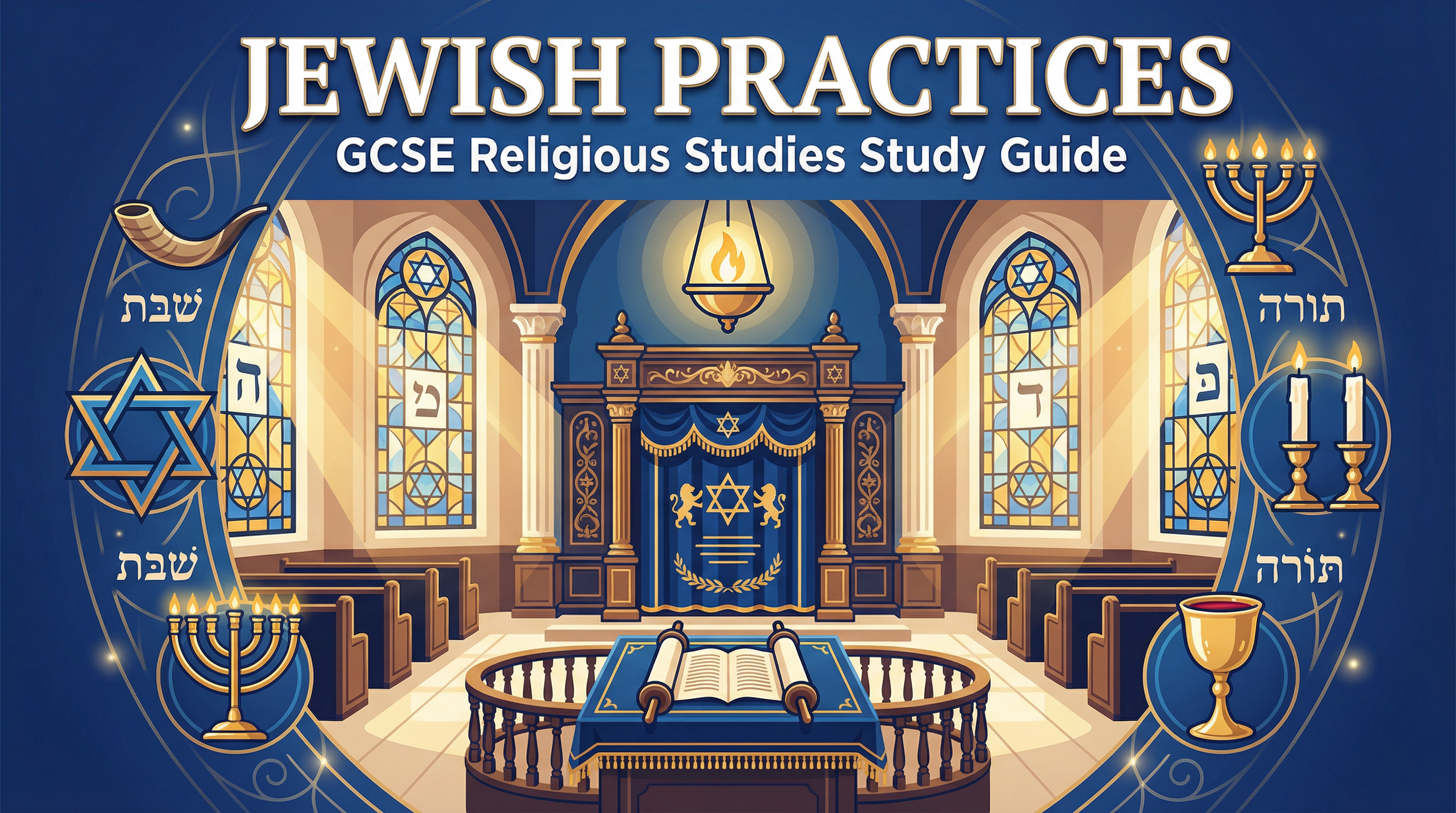 Header image for AQA GCSE Jewish Practices