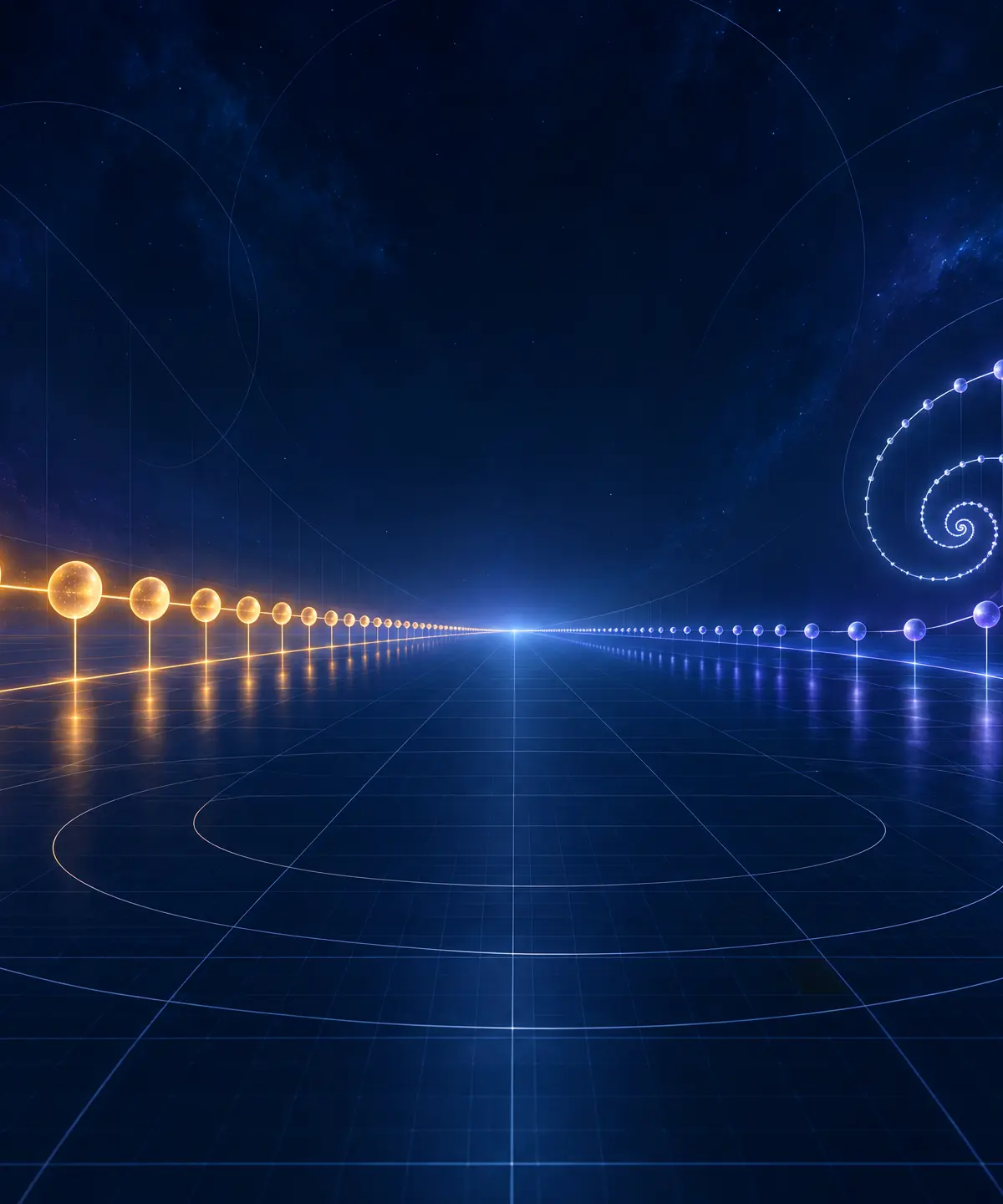 Sequences and series: patterns reaching towards infinity.
