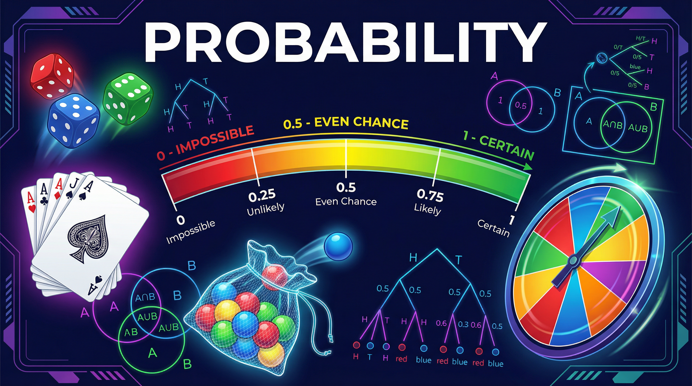 Header image for GCSE Mathematics Probability