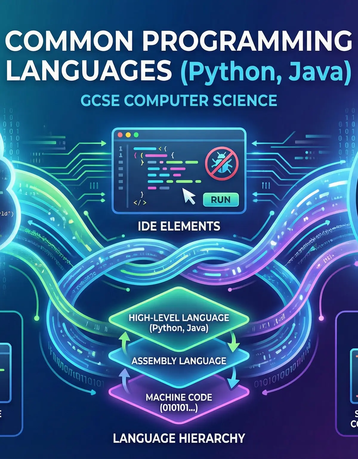 Header image for Common Programming Languages (Python, Java)
