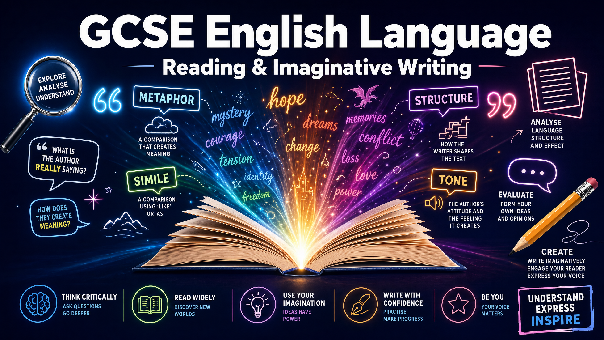 Header image for Reading: Fiction and Imaginative Writing