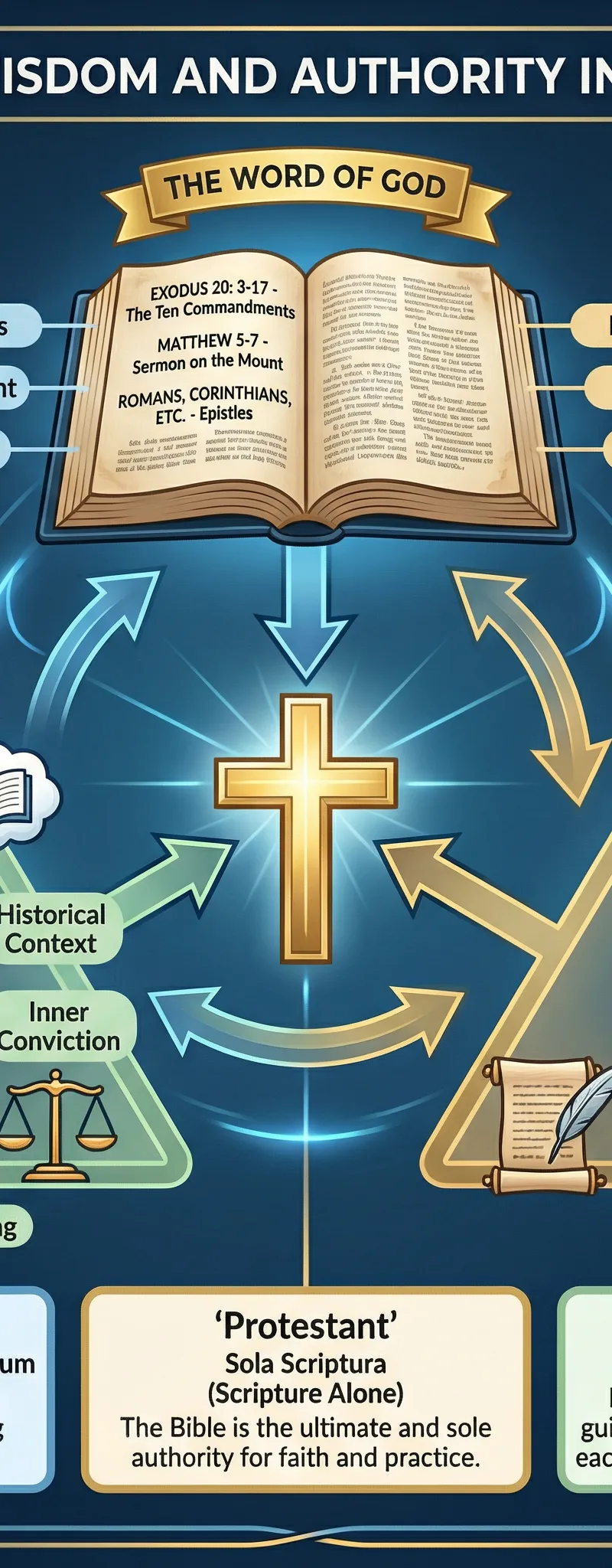 Sources of Wisdom and Authority in Christianity.