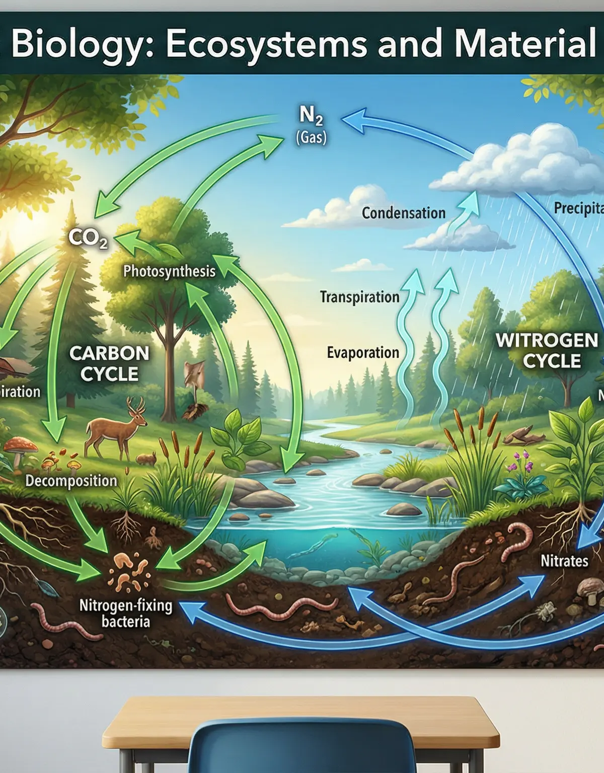 Ecosystems and Material Cycles Overview