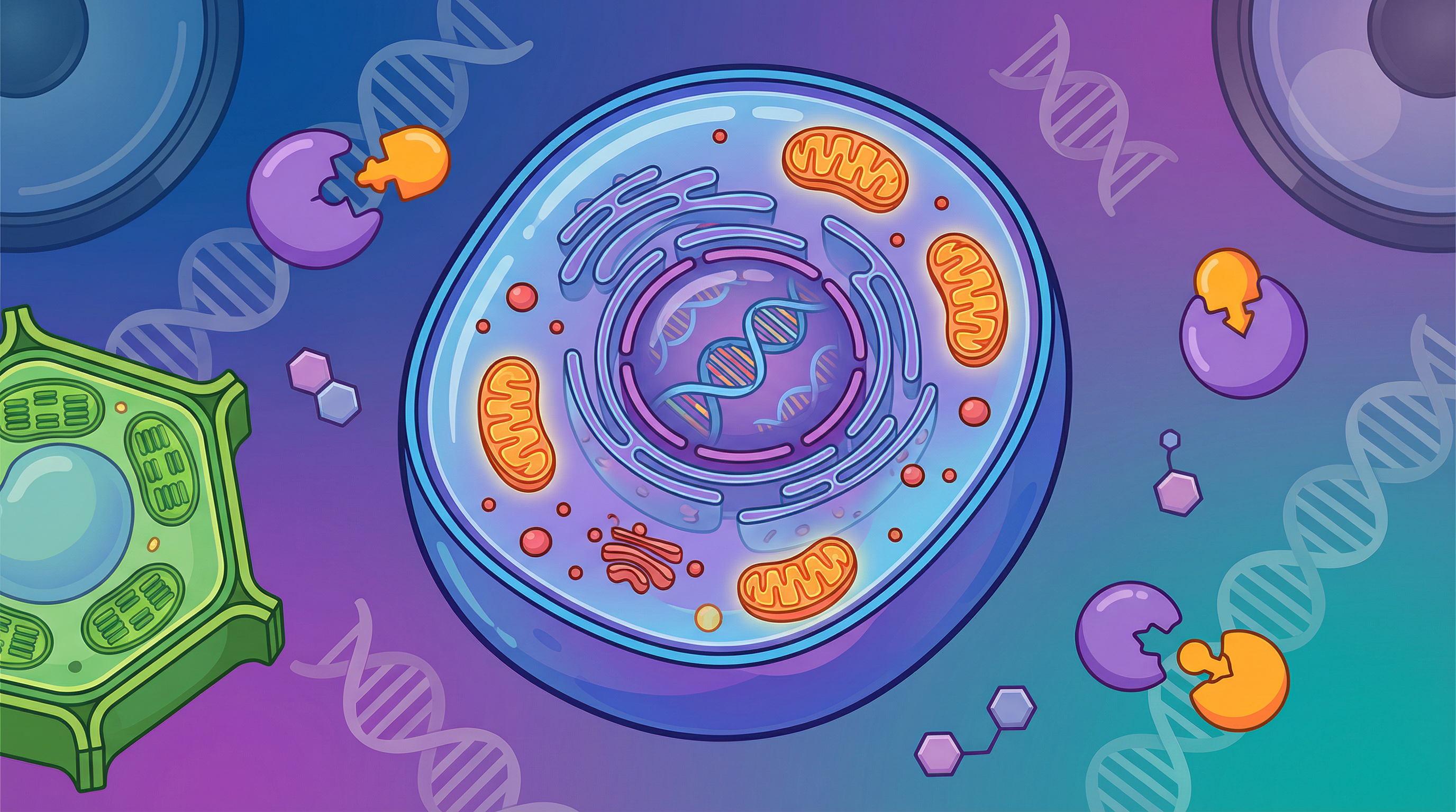 Cell level systems — OCR GCSE study guide illustration