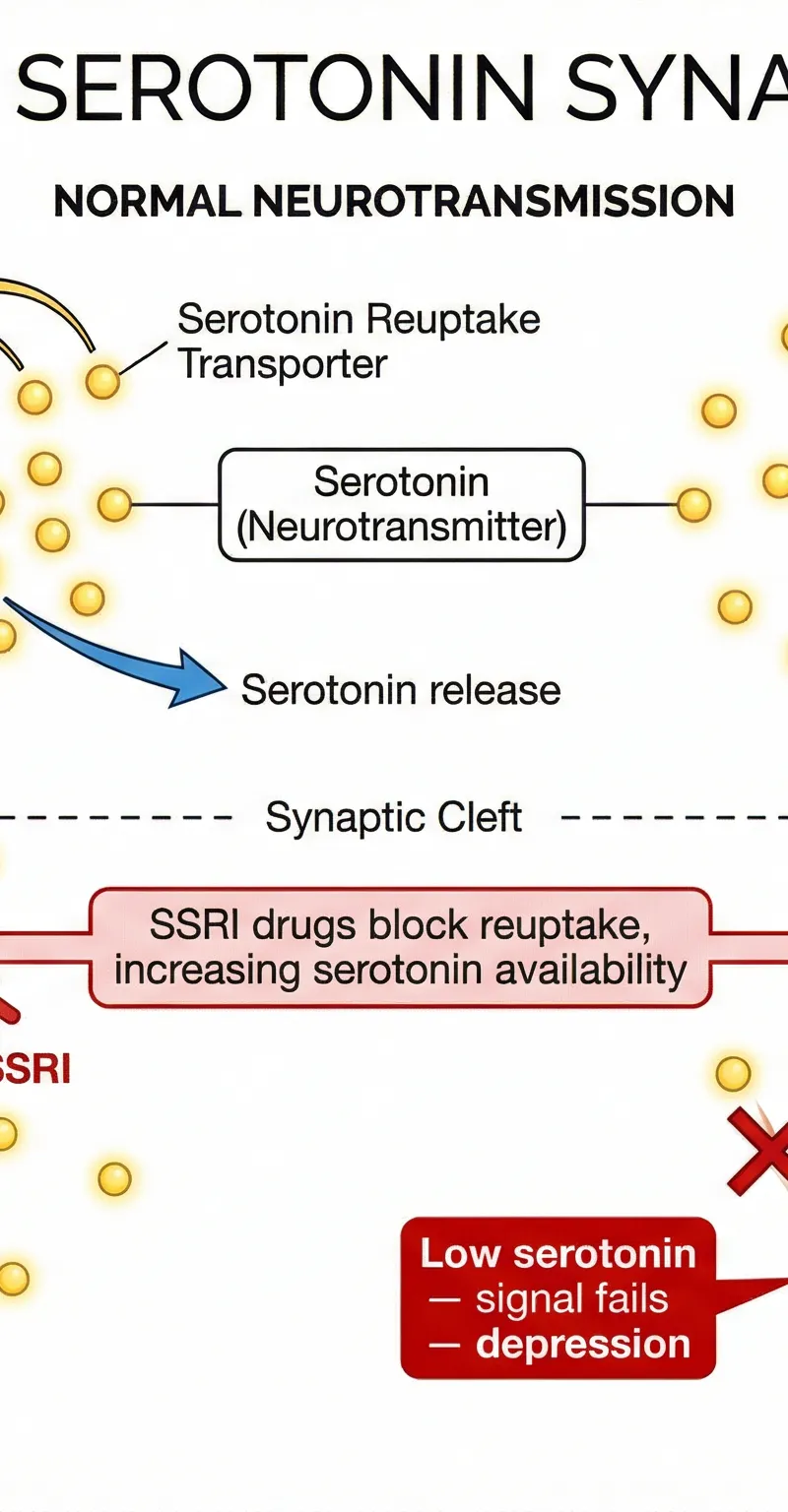 The Role of Serotonin in Synaptic Transmission