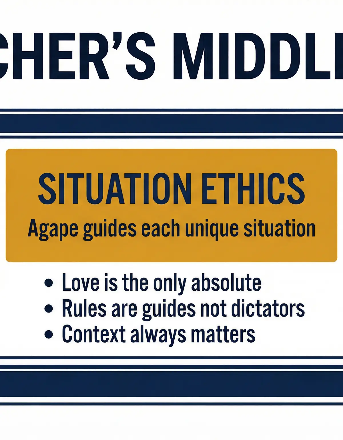 Fletcher's Middle Way