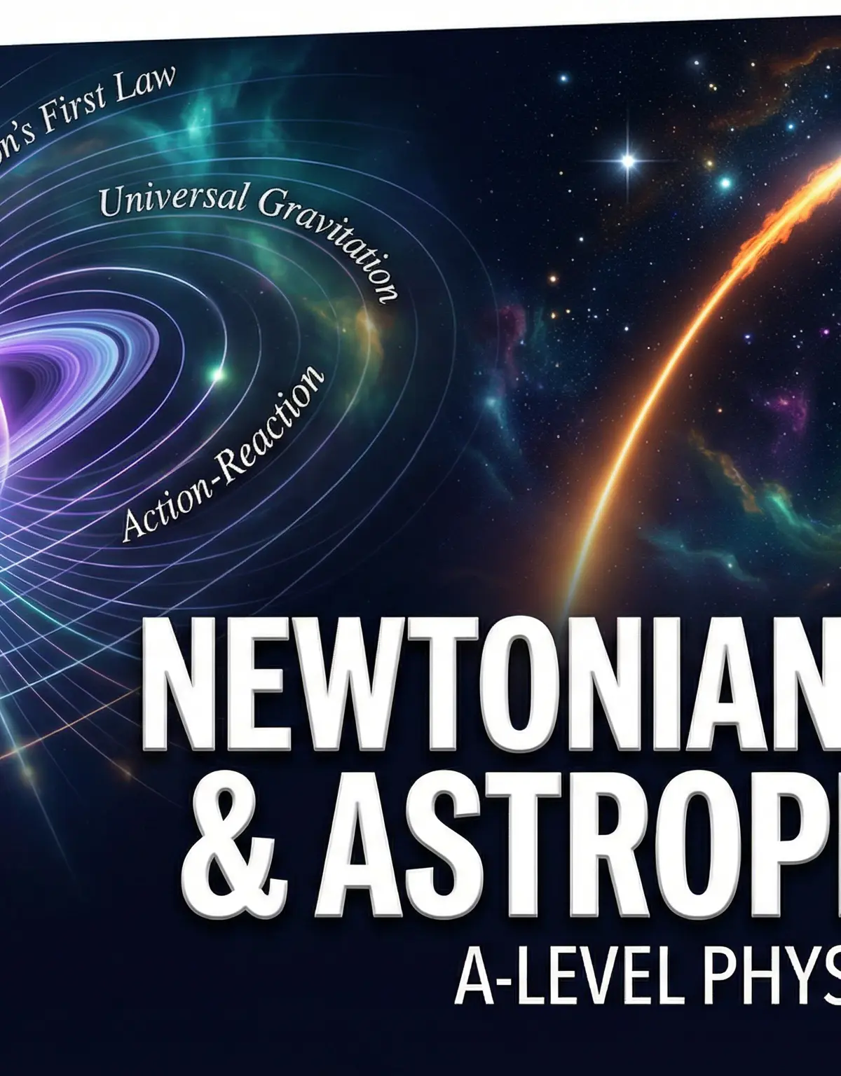 Newtonian World & Astrophysics: From the motion of pendulums to the orbits of galaxies.