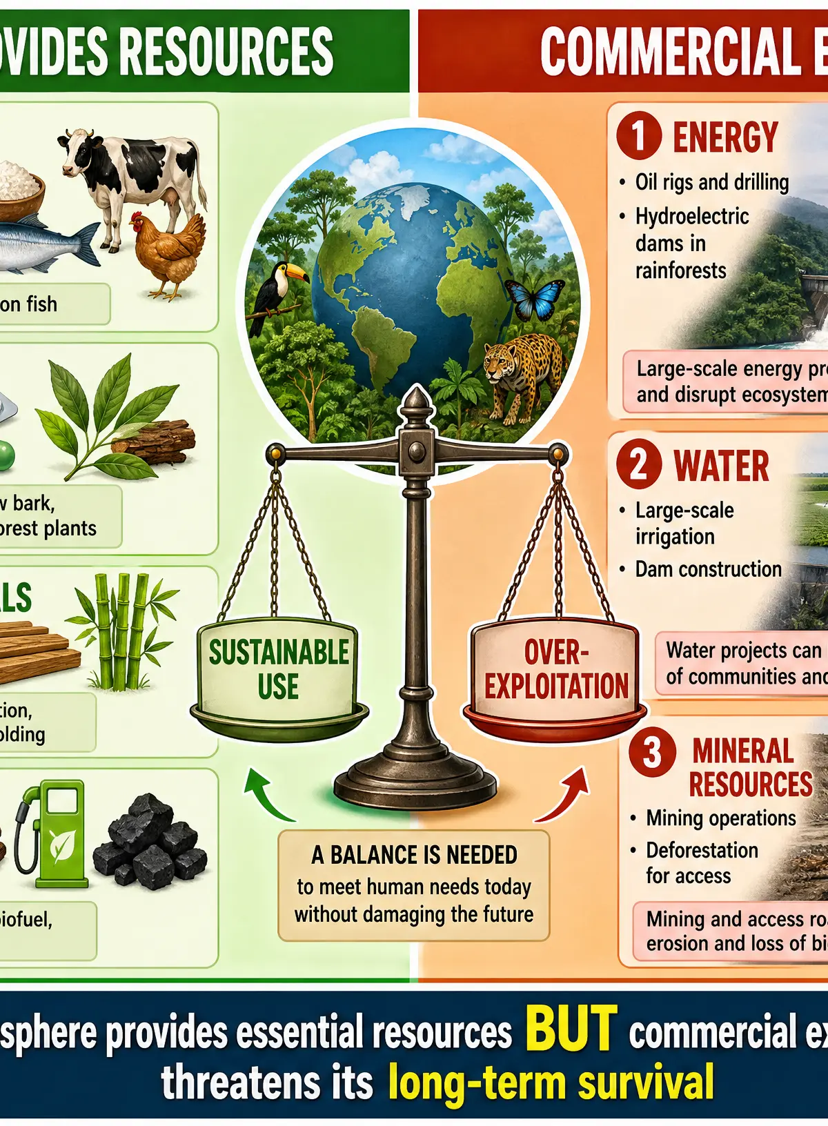 The Biosphere: Resources vs. Exploitation