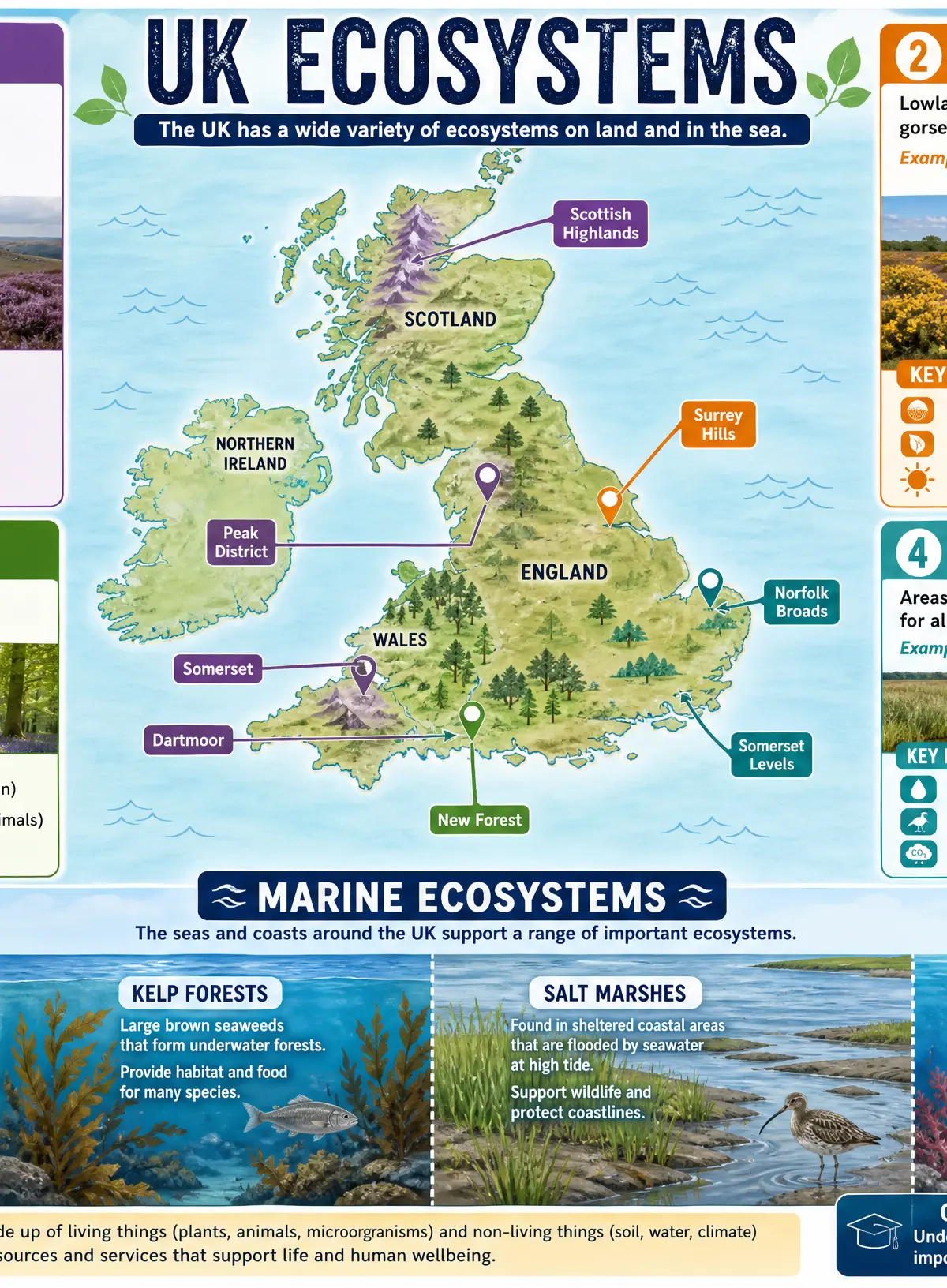 Distribution and characteristics of UK Ecosystems