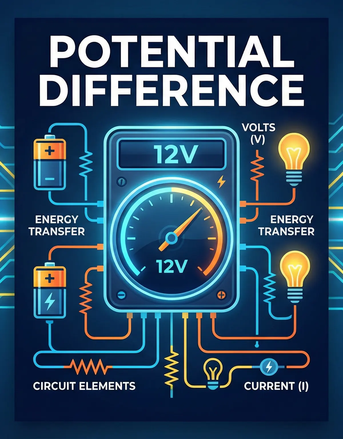 Header image — Potential Difference (Voltage), OCR GCSE Physics