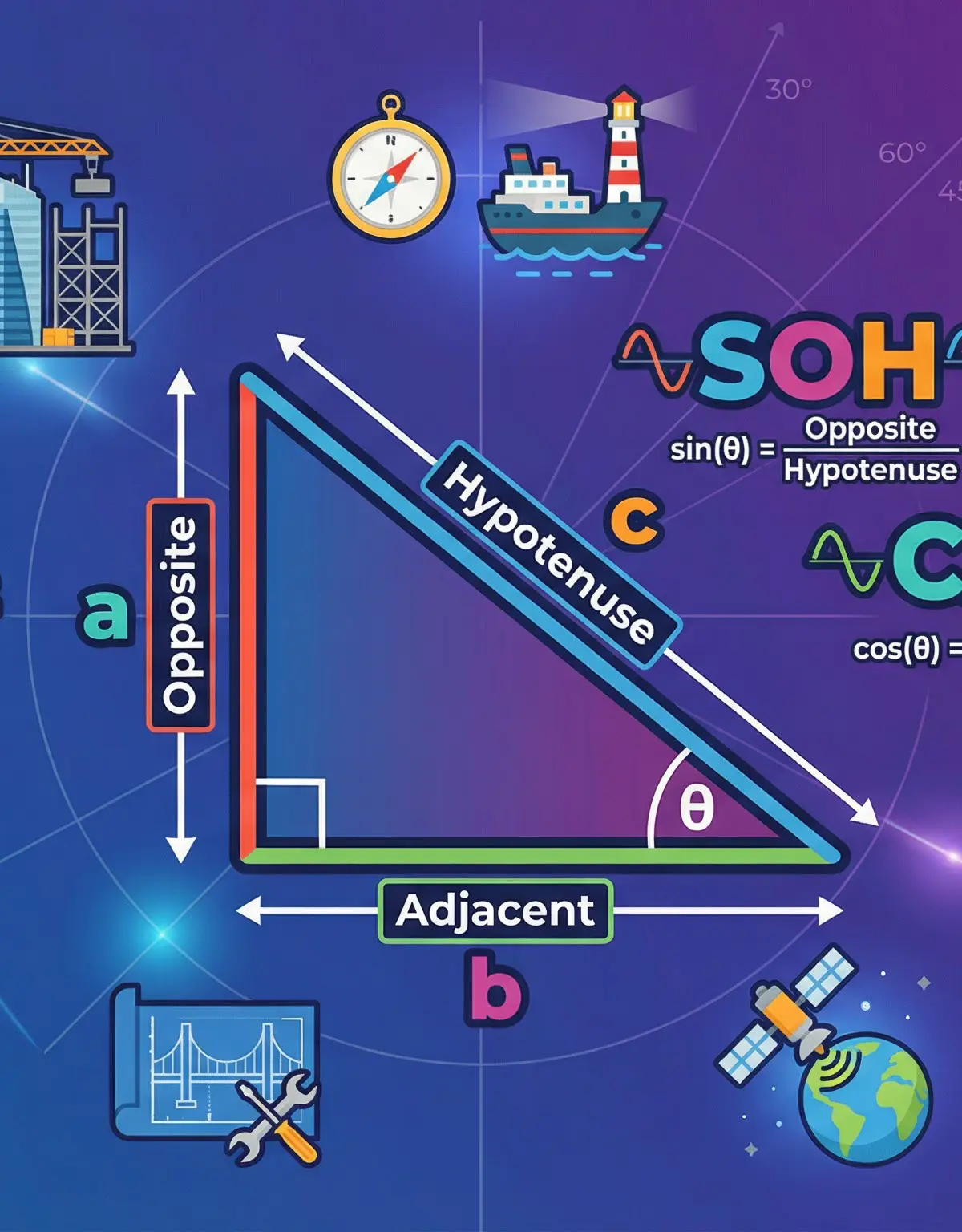 Header image for Pythagoras' Theorem and Trigonometry