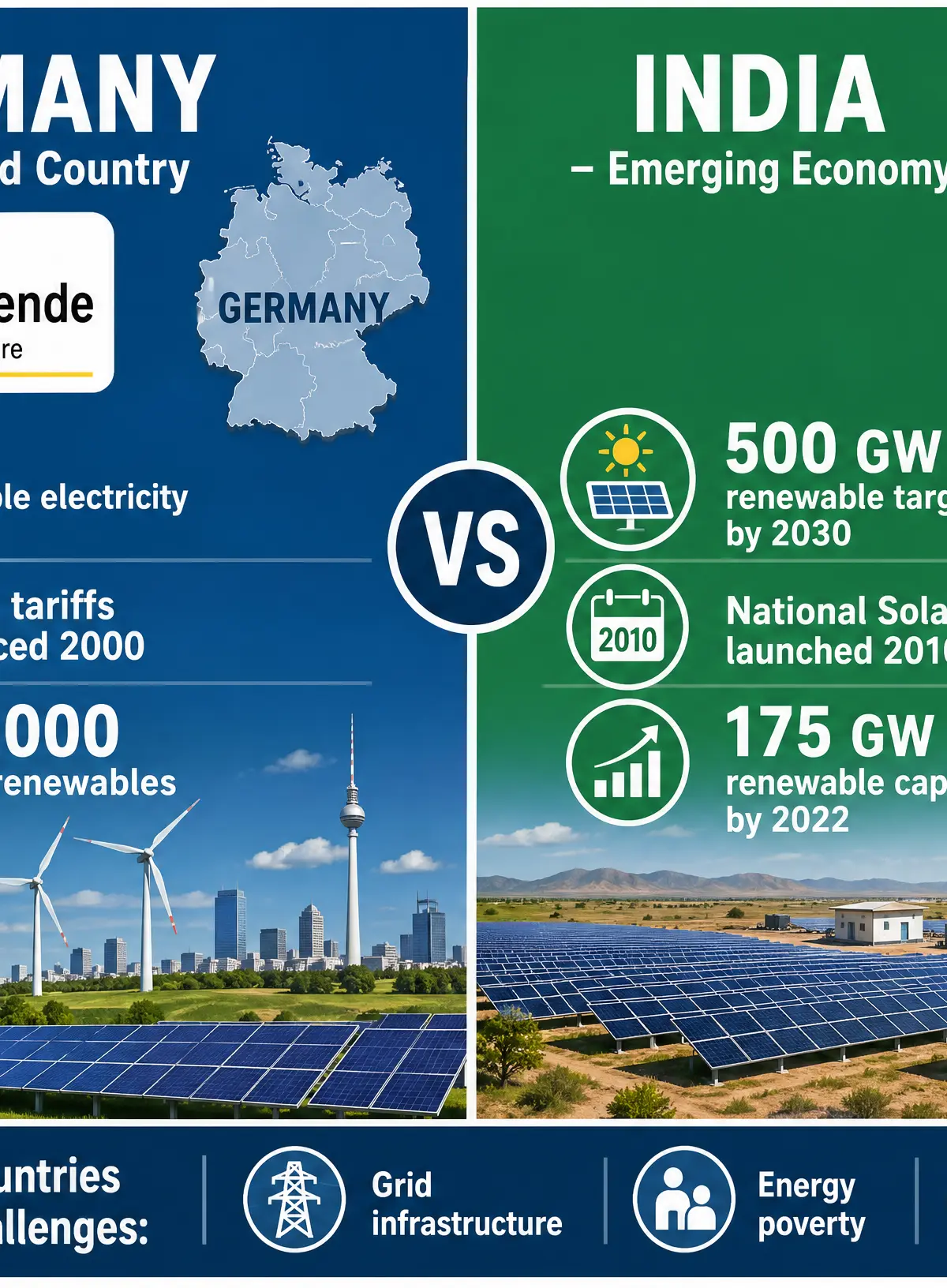 Case Study Comparison: Germany vs. India