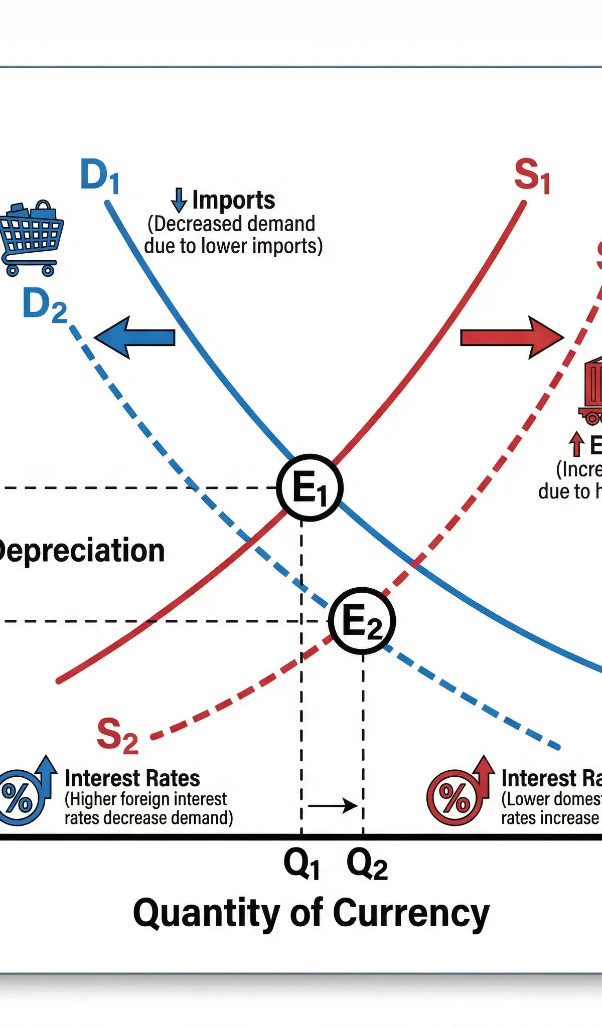 Supply and Demand for Currency: Determining the Exchange Rate