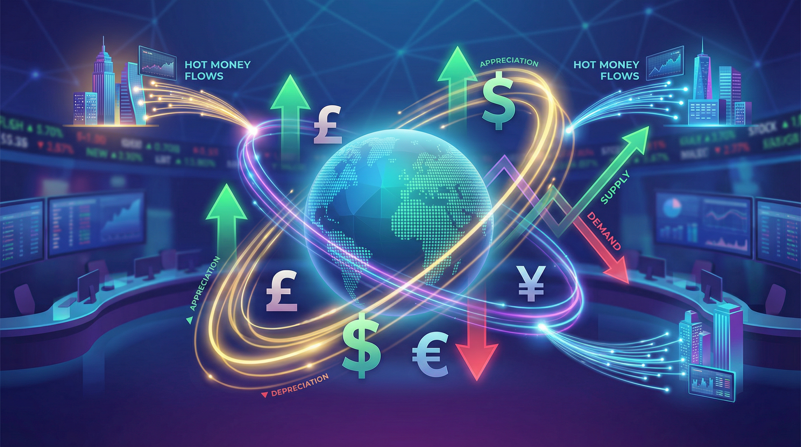 Exchange Rates — OCR GCSE study guide illustration