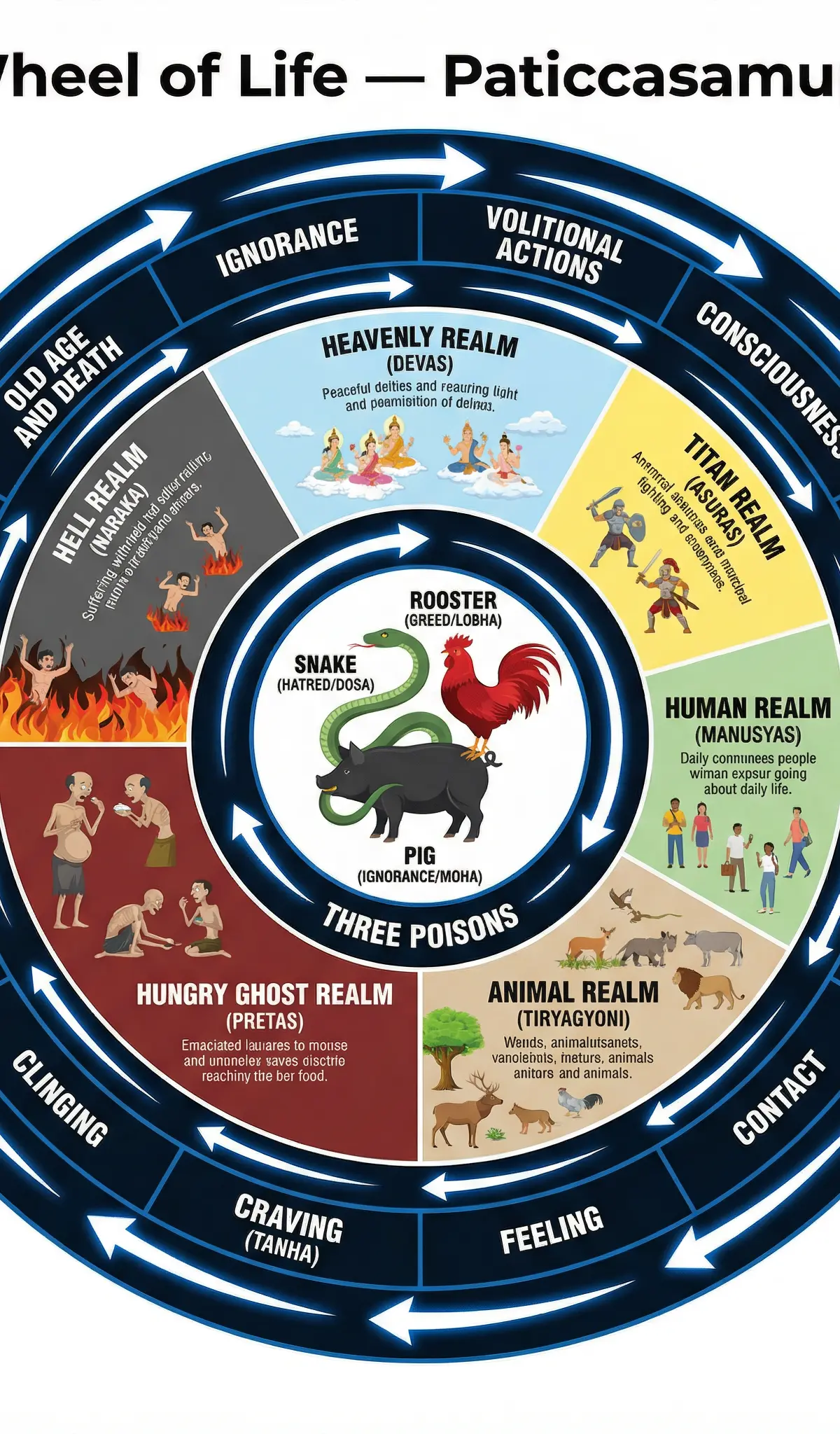 The Wheel of Life (Dependent Origination)