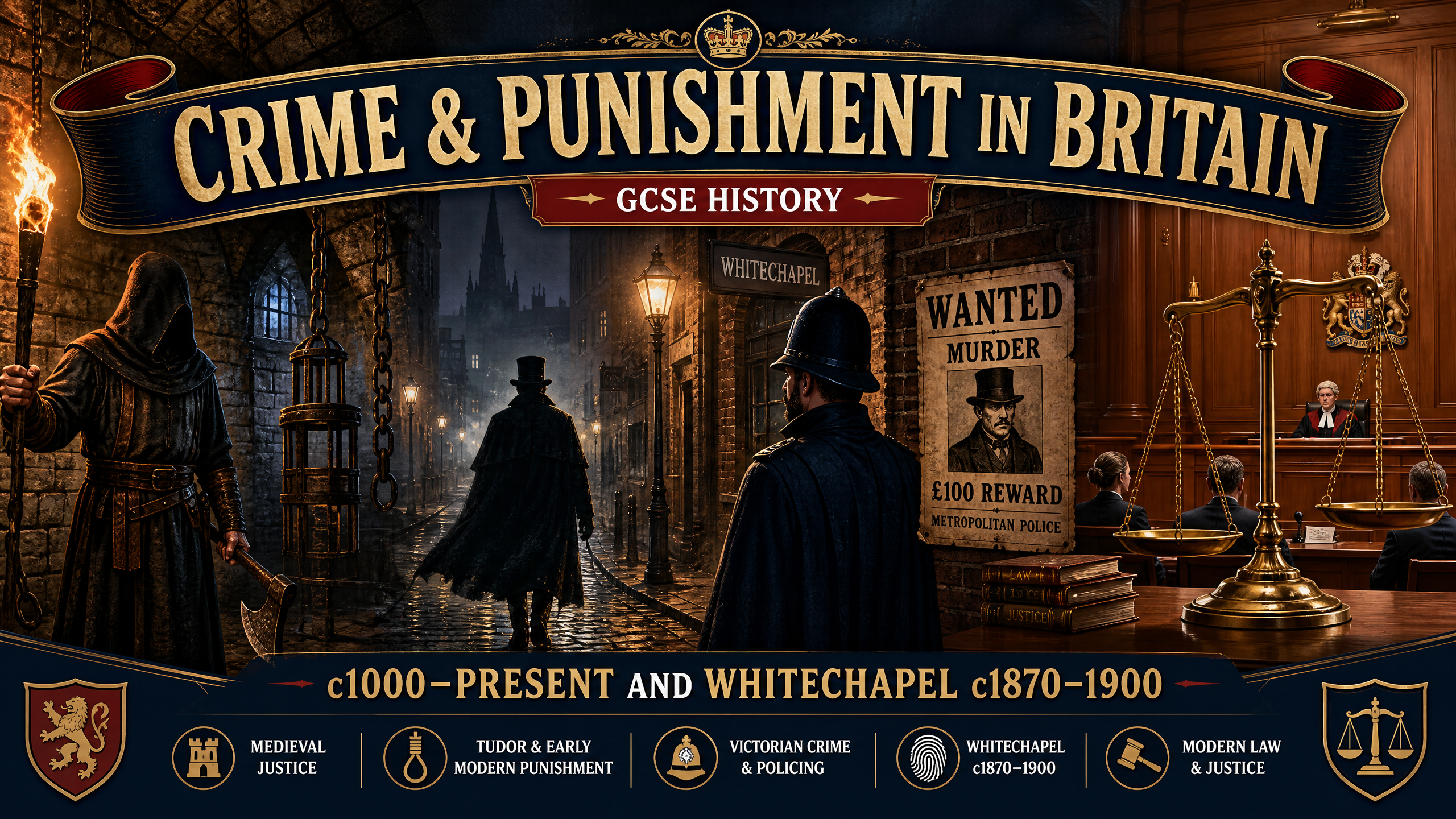 Header image for Crime and Punishment in Britain