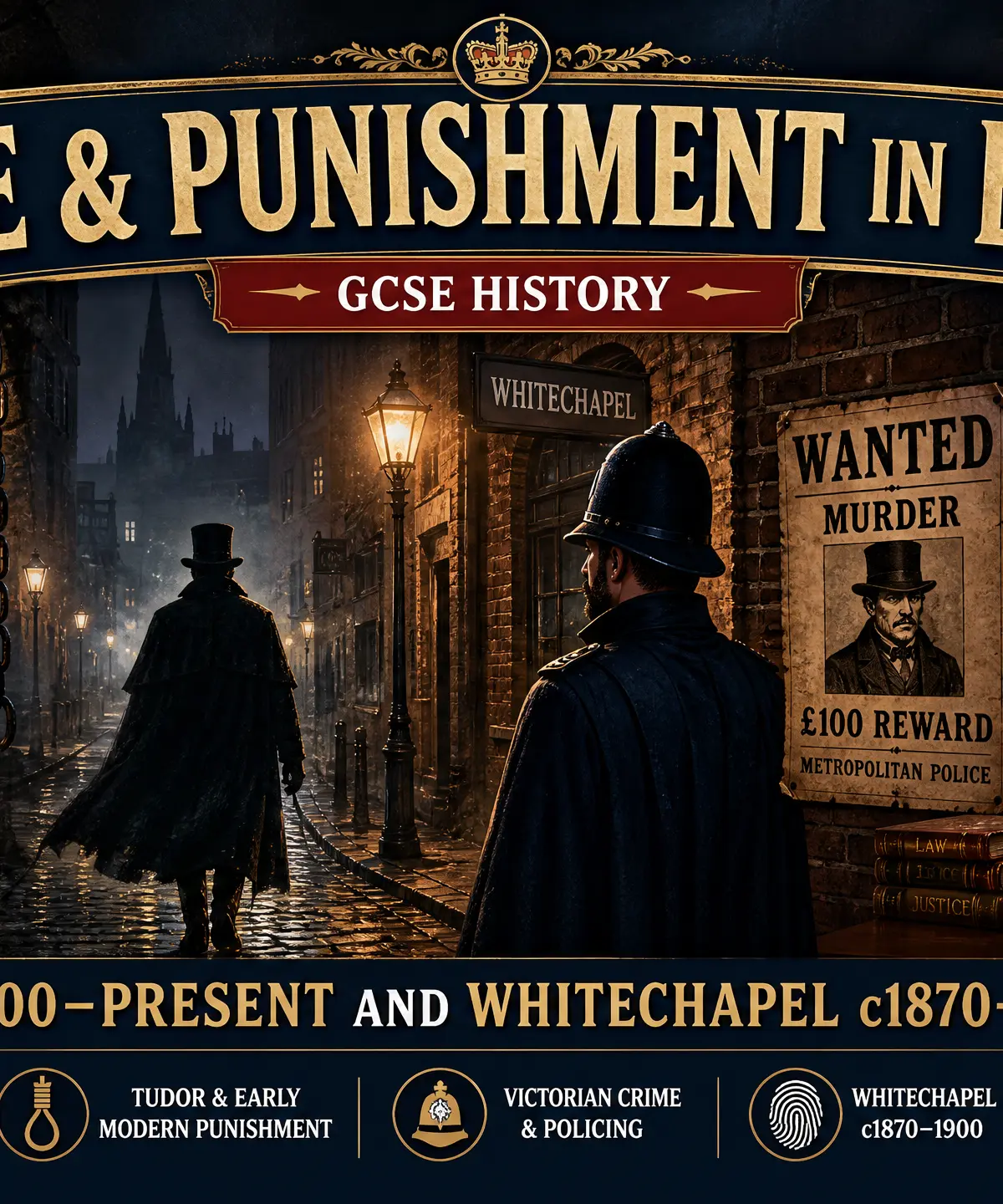 Header image for Crime and Punishment in Britain