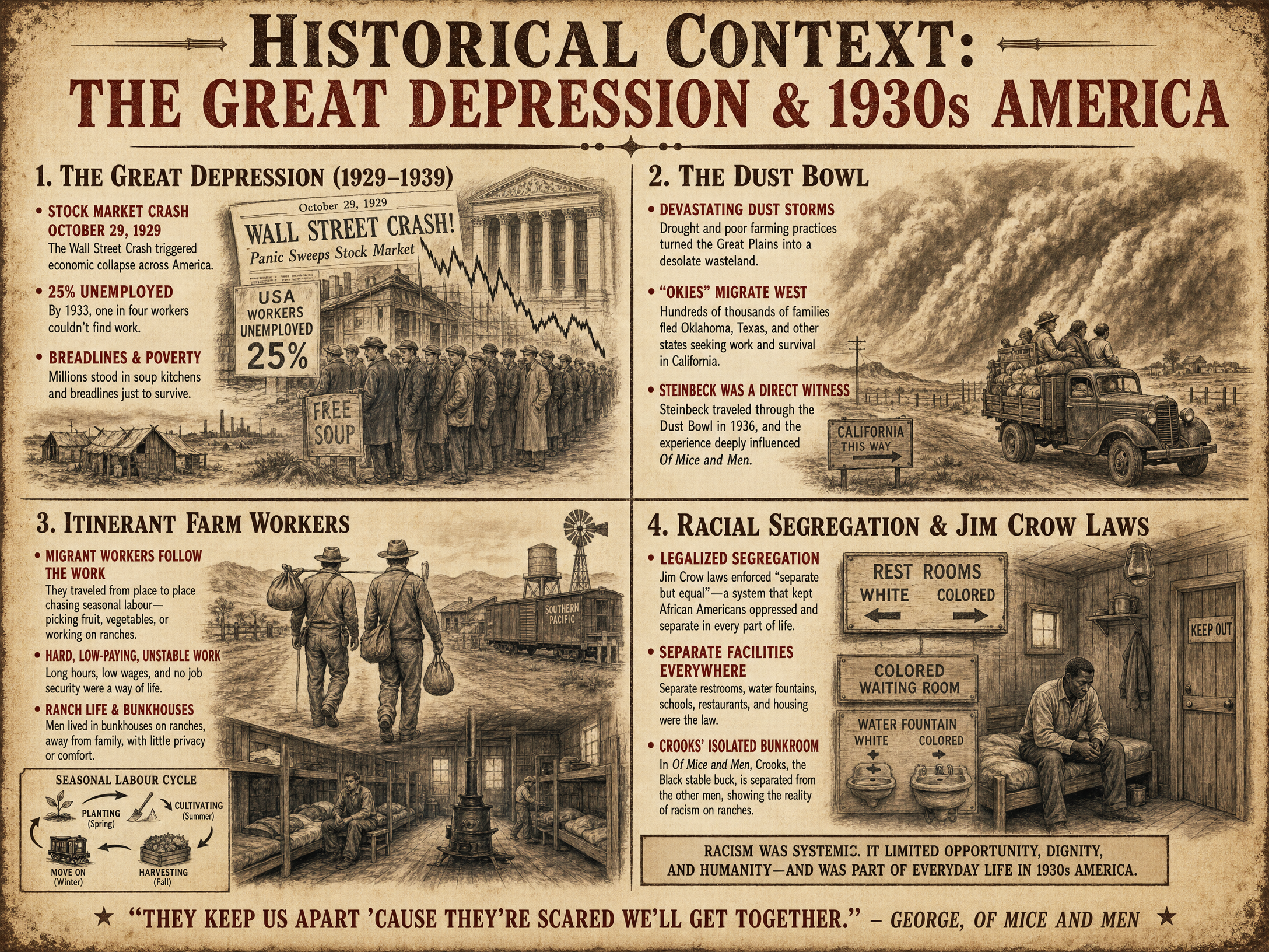 Historical Context: 1930s America