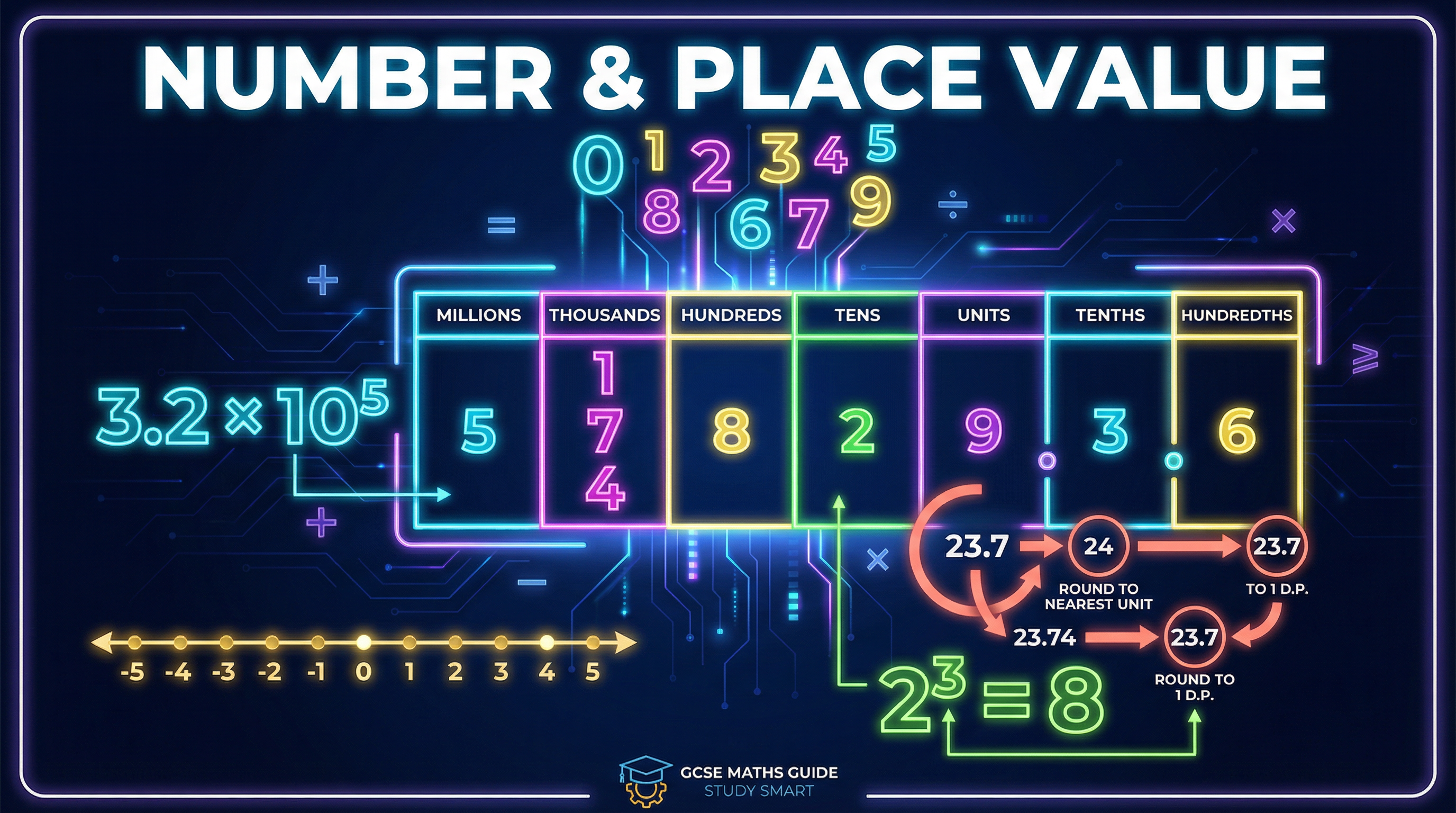 Header image for OCR GCSE Maths: Number and Place Value (1.1)