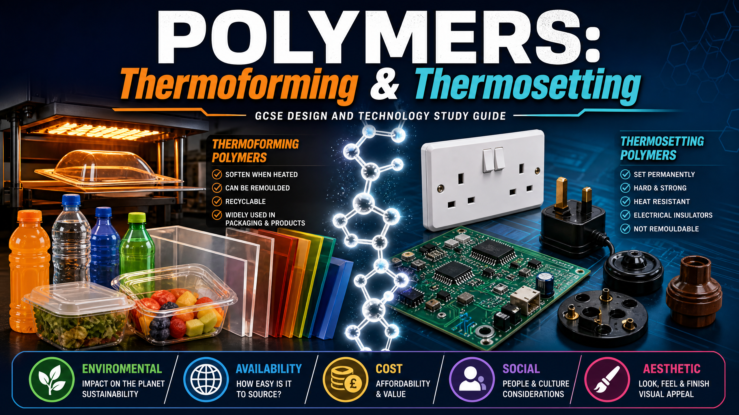 Header image for Polymers: Selection Factors