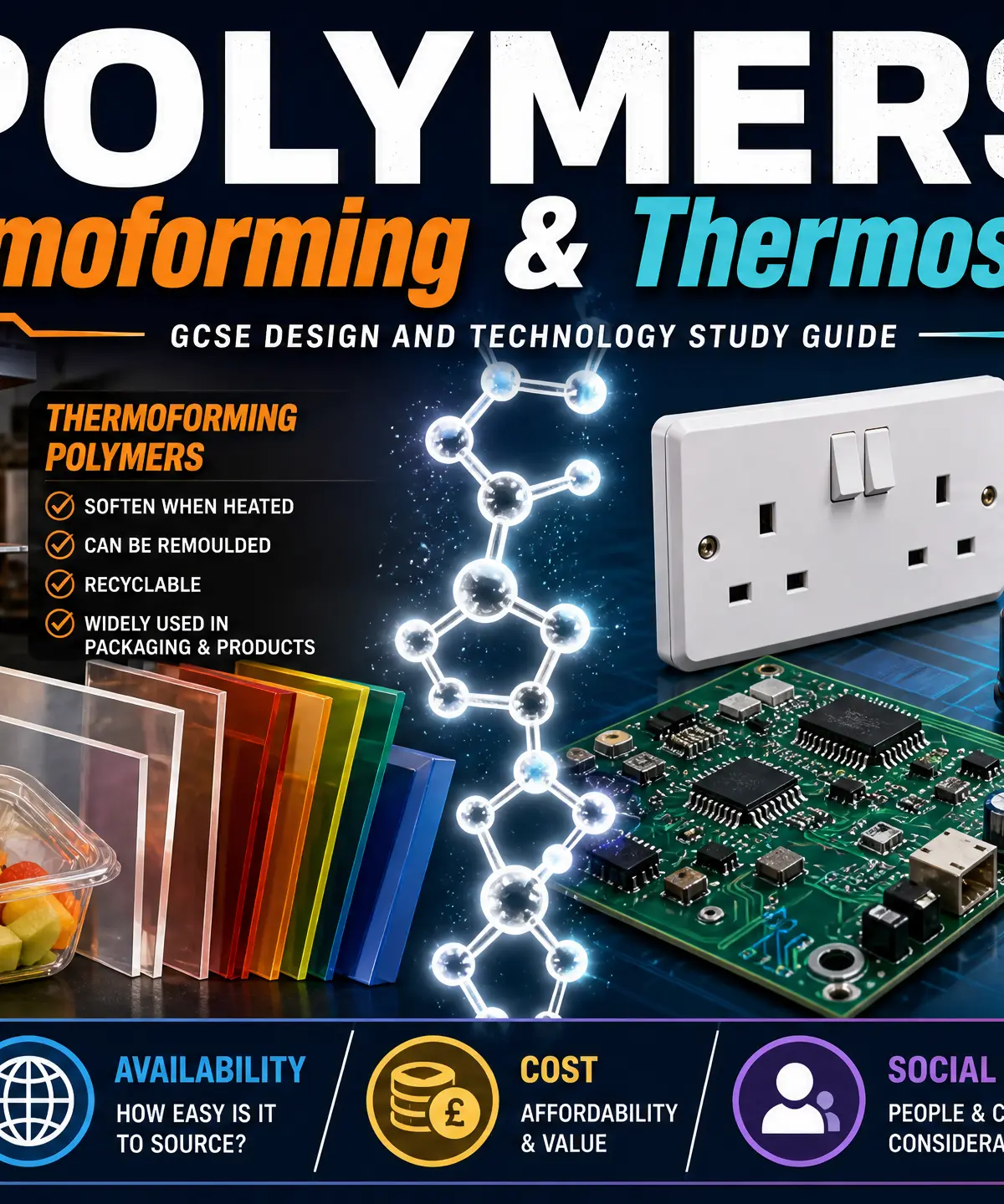 Header image for Polymers: Selection Factors