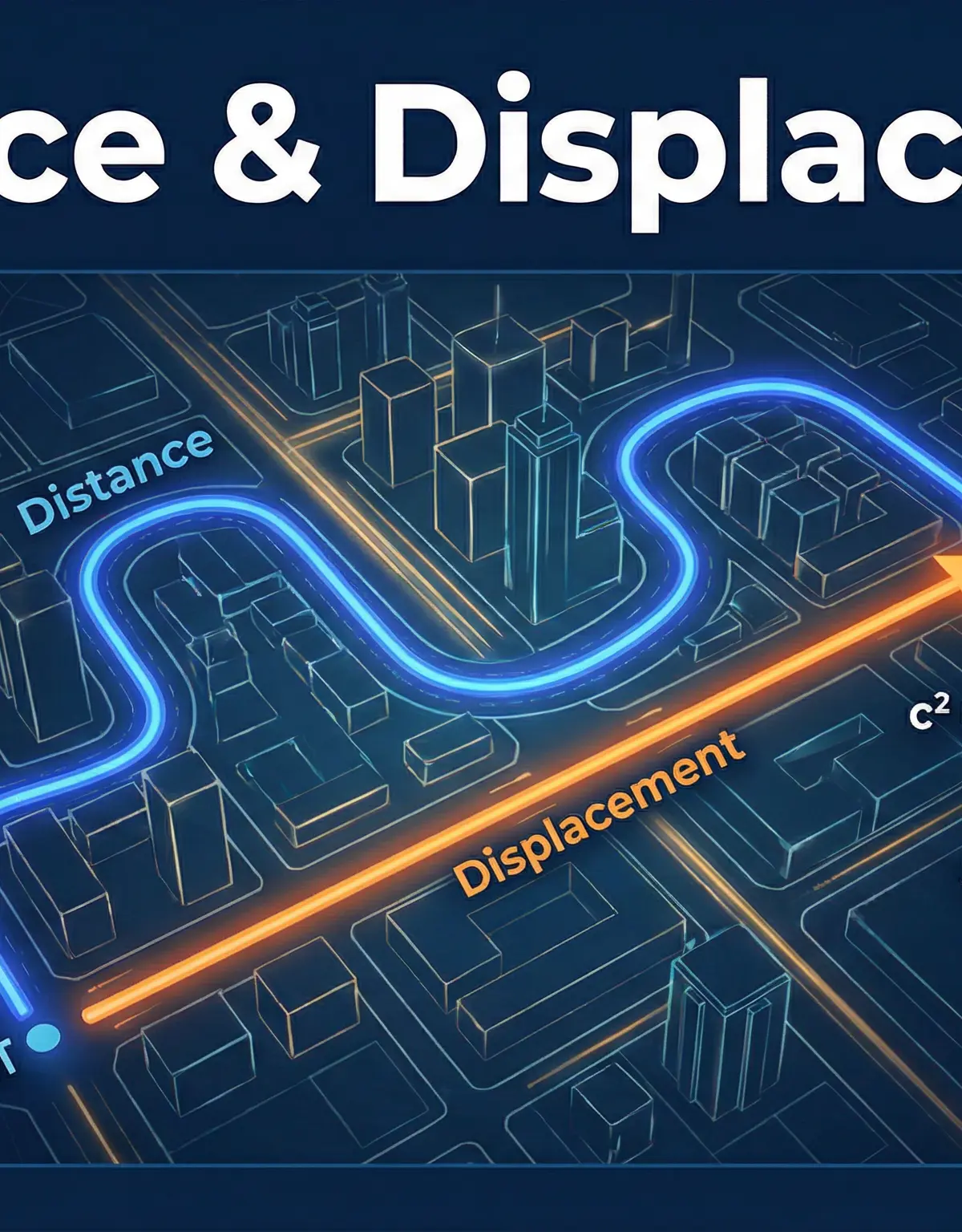 Header image for Distance & Displacement