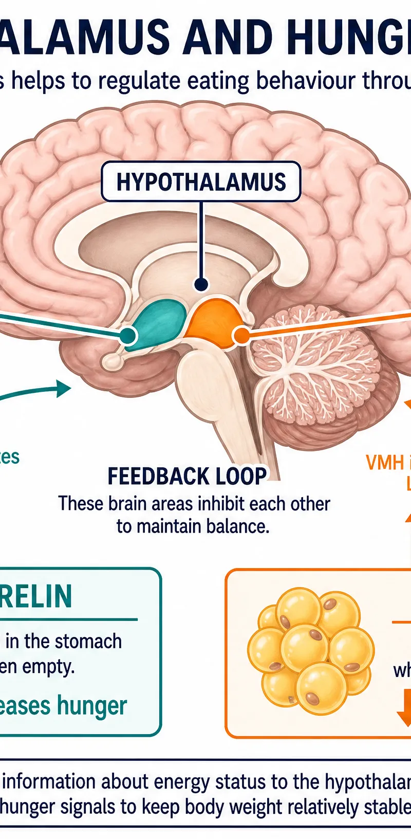 The Hypothalamus and Hunger Regulation