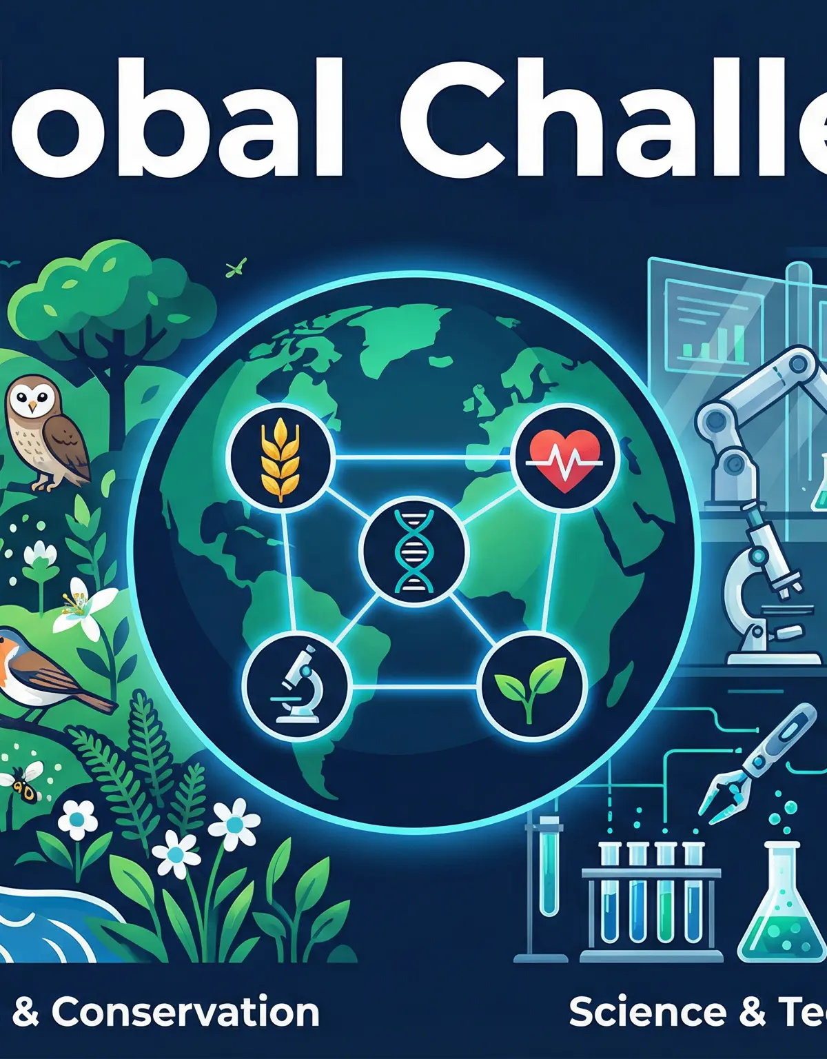 Header image for Topic B6: Global Challenges