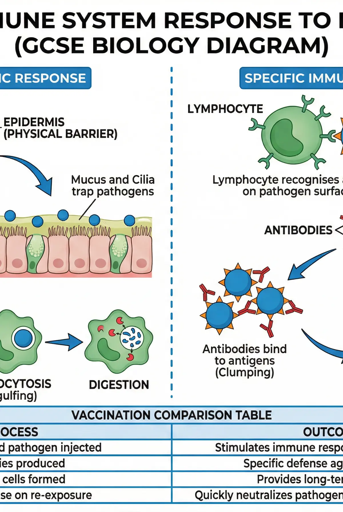Human Immune System Response