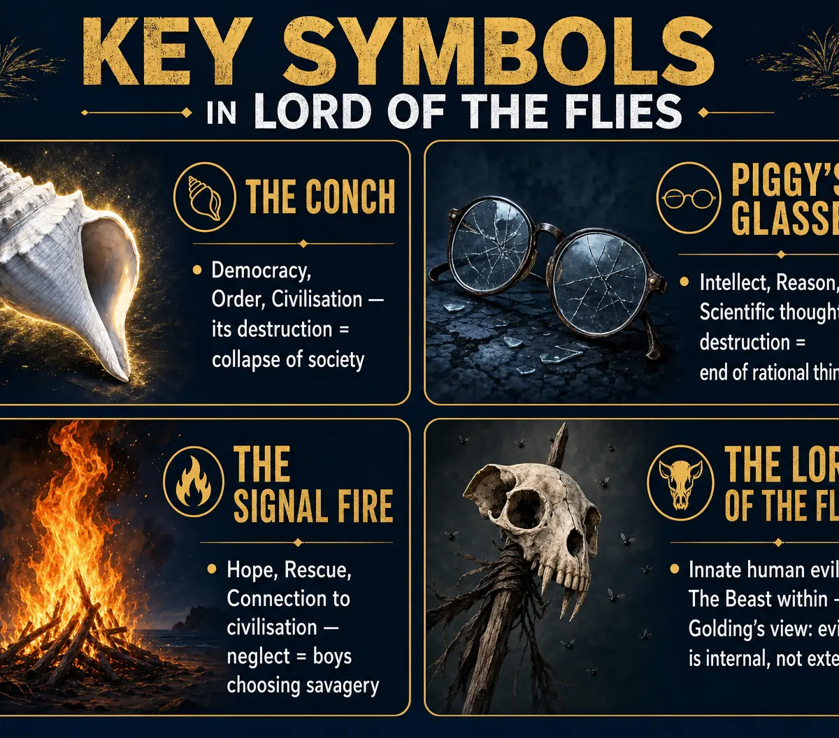 Key Symbols and their Destruction