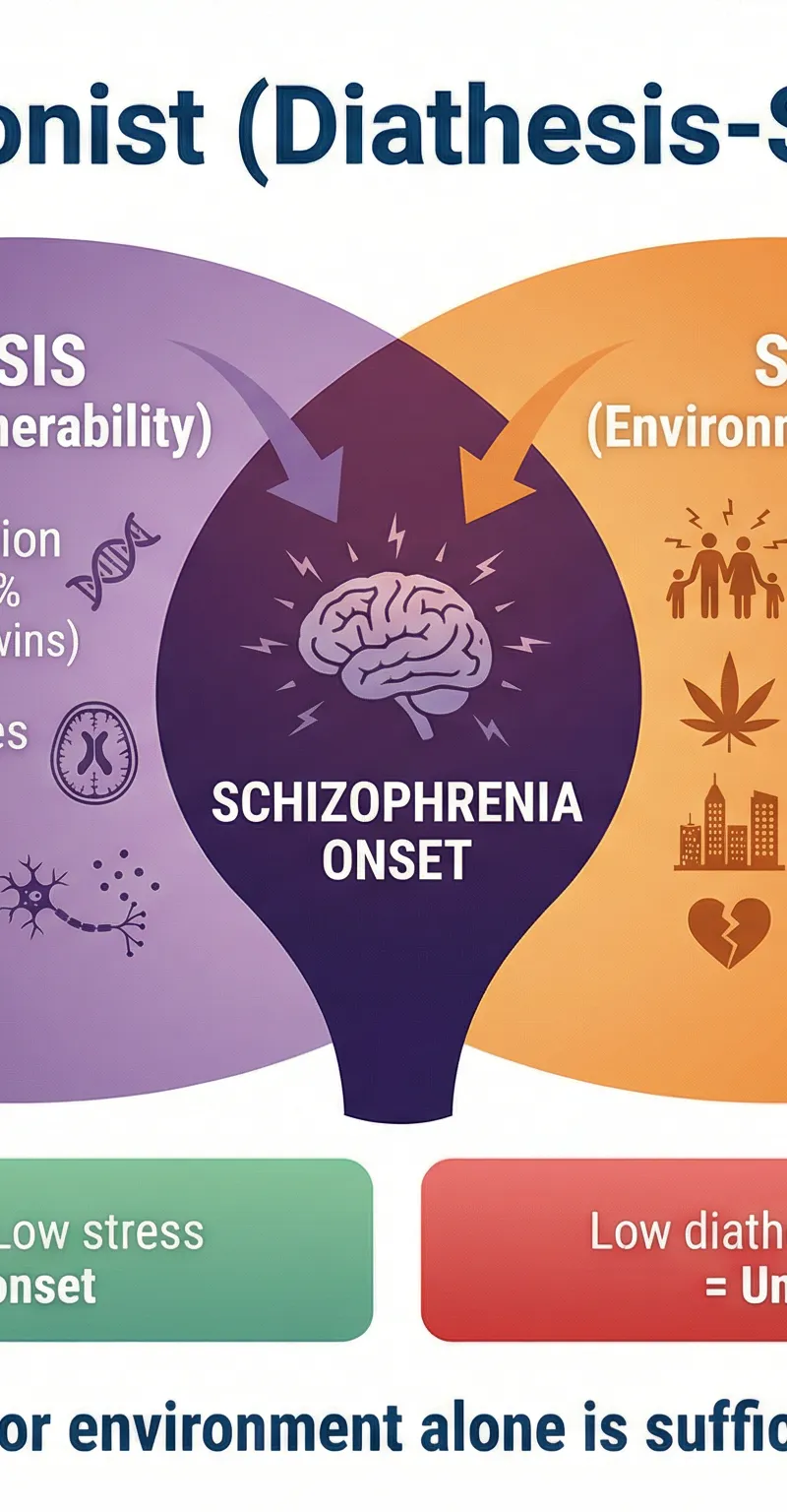 The Interactionist (Diathesis-Stress) Model
