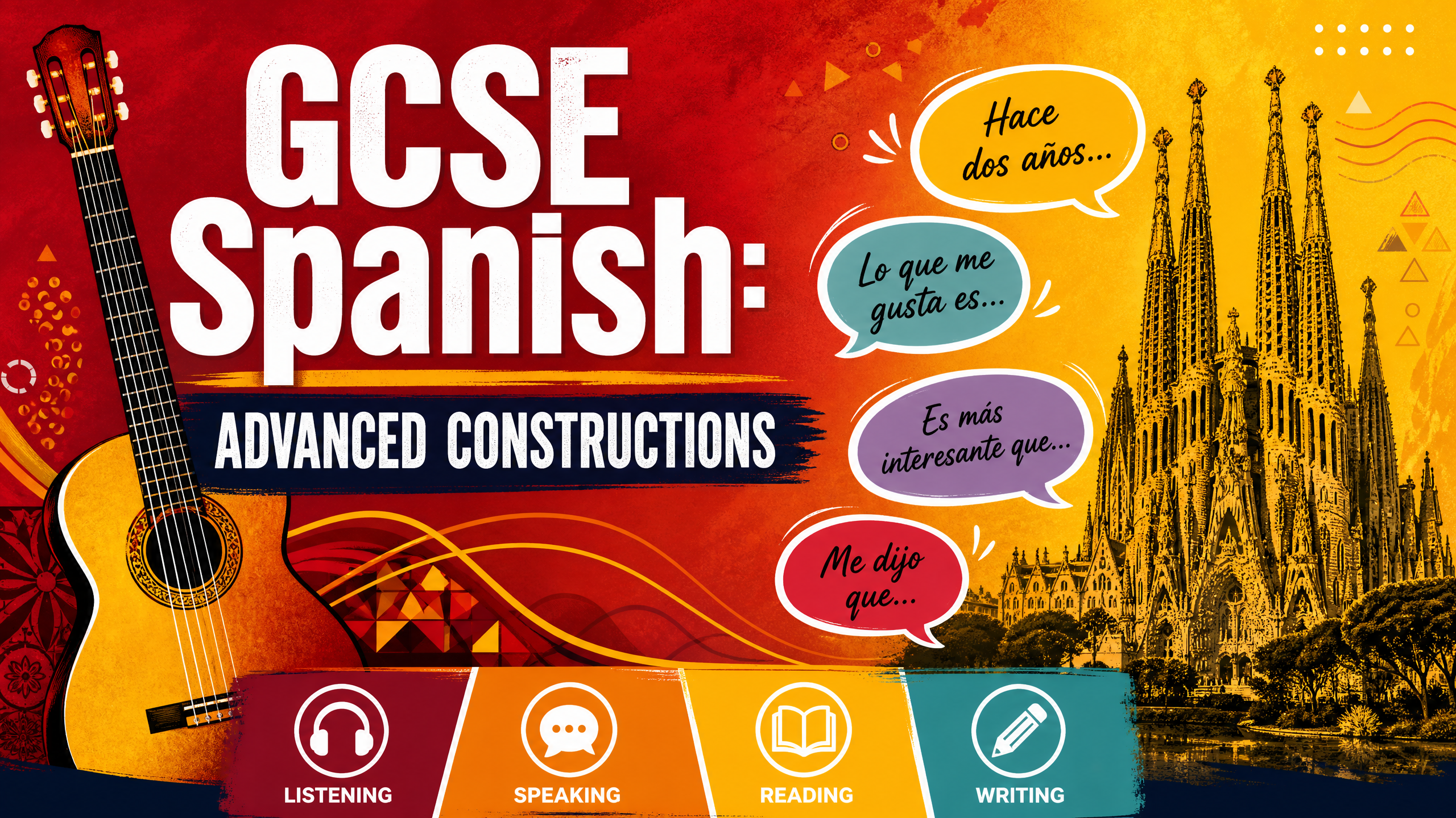 Header image for Other constructions (hace/hacía, cleft sentences, comparatives, indirect speech)